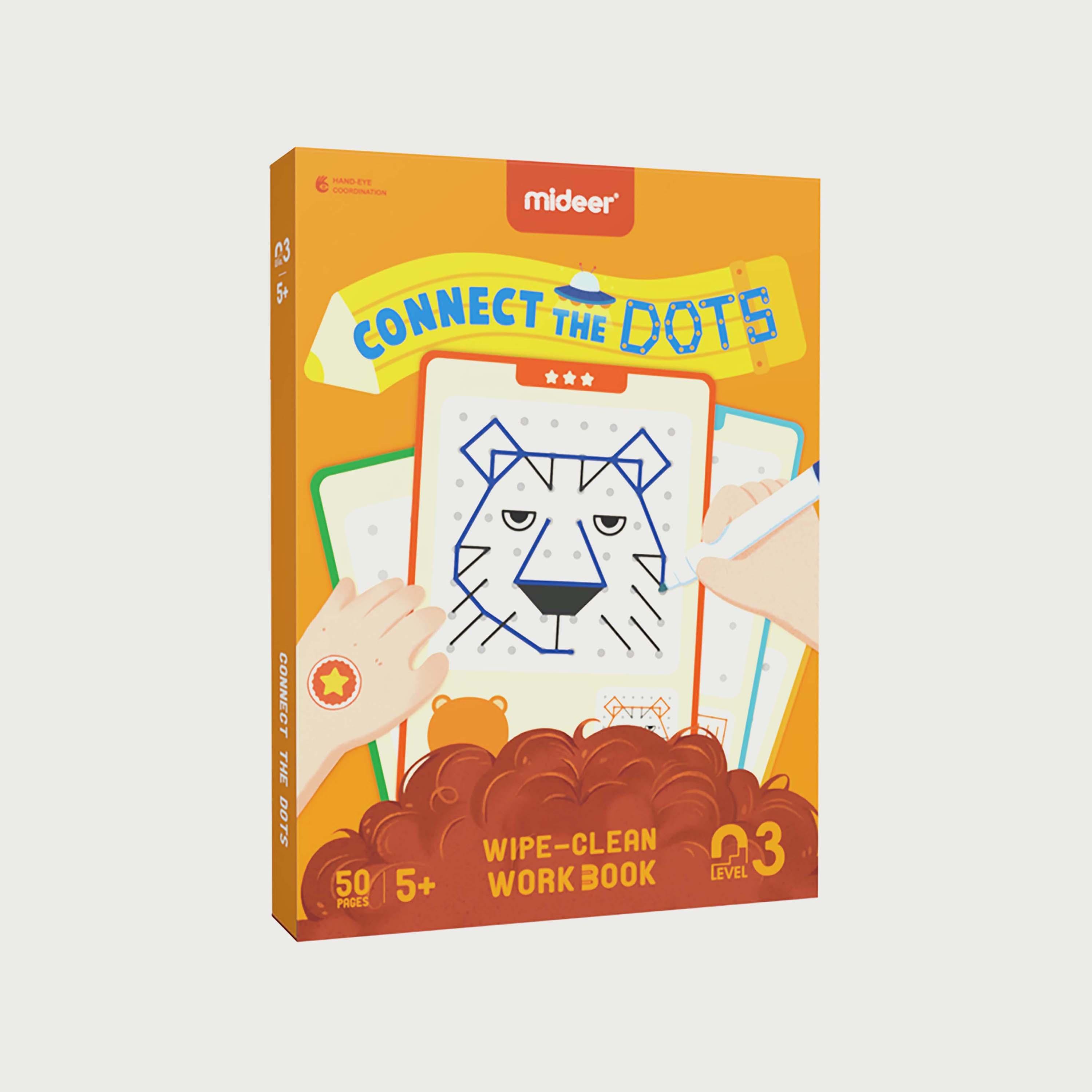 Mideer Connect the Dots Wipe Clean Workbook-school-artsandcrafts-image-1