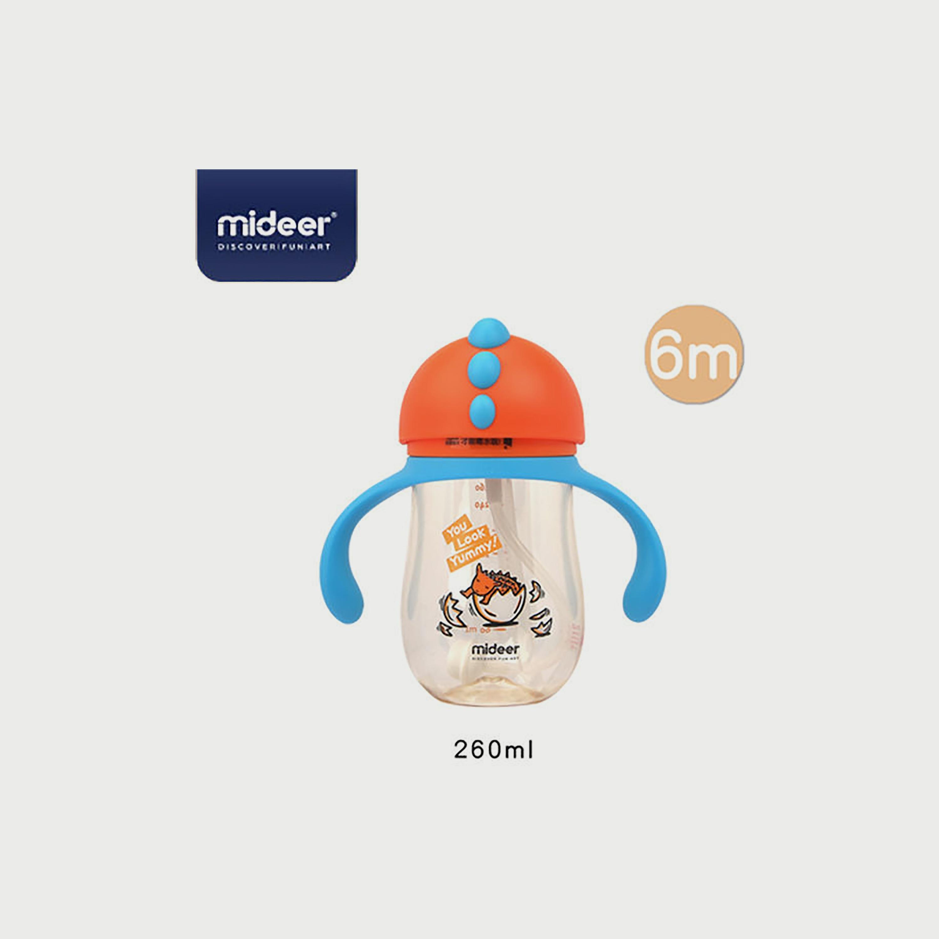 Mideer Sippy Cup, Blue (260 ML)-baby-feeding-mealtimeessentials-image-1