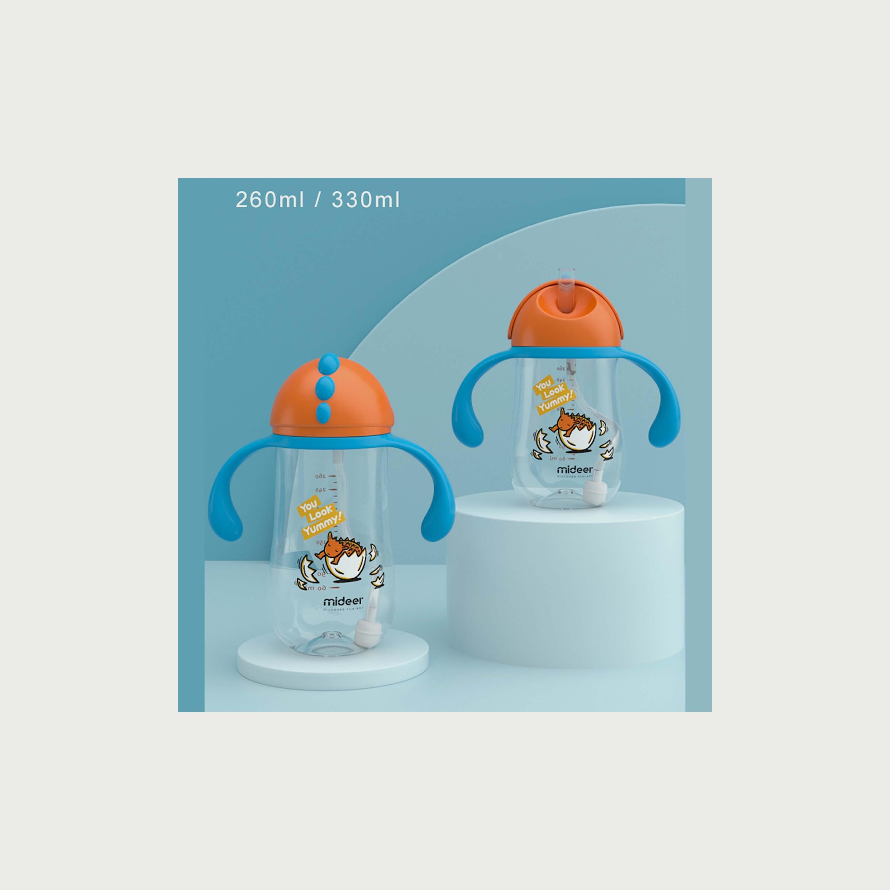 Mideer Sippy Cup, Blue (260 ML)-baby-feeding-mealtimeessentials-image-2
