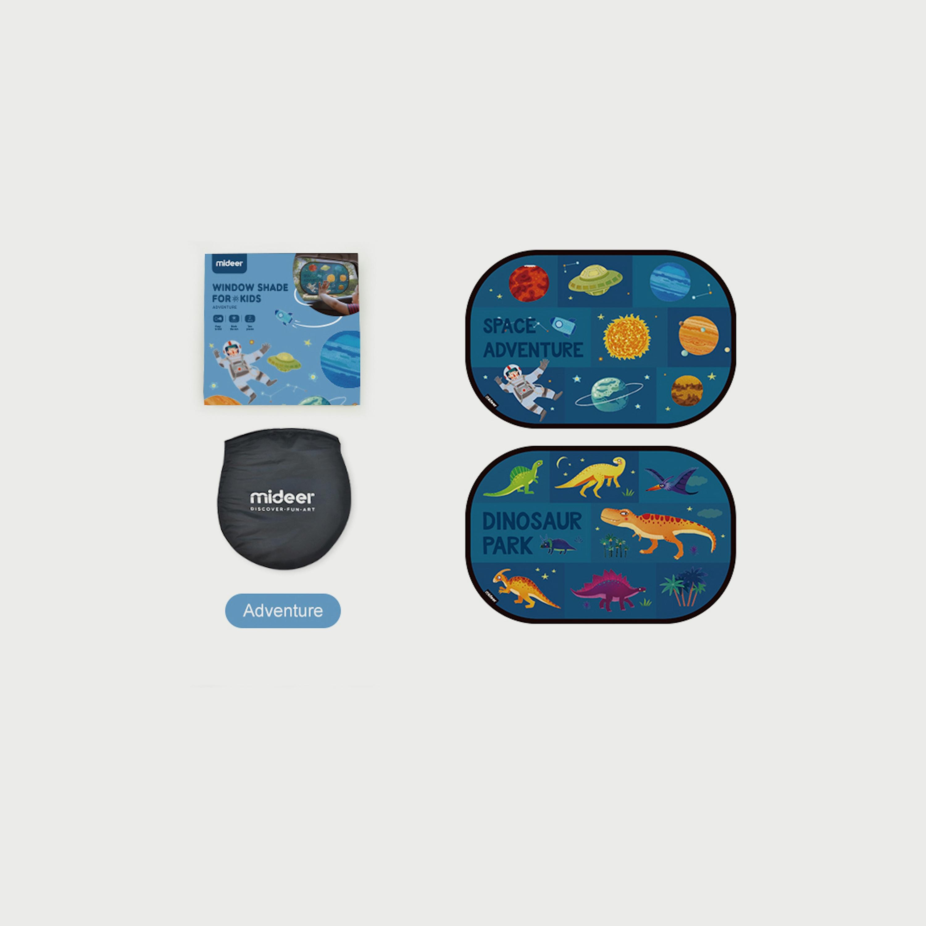Mideer Window Shade For Kids, Adventure Pack of 2-baby-gear-carseats-image-1