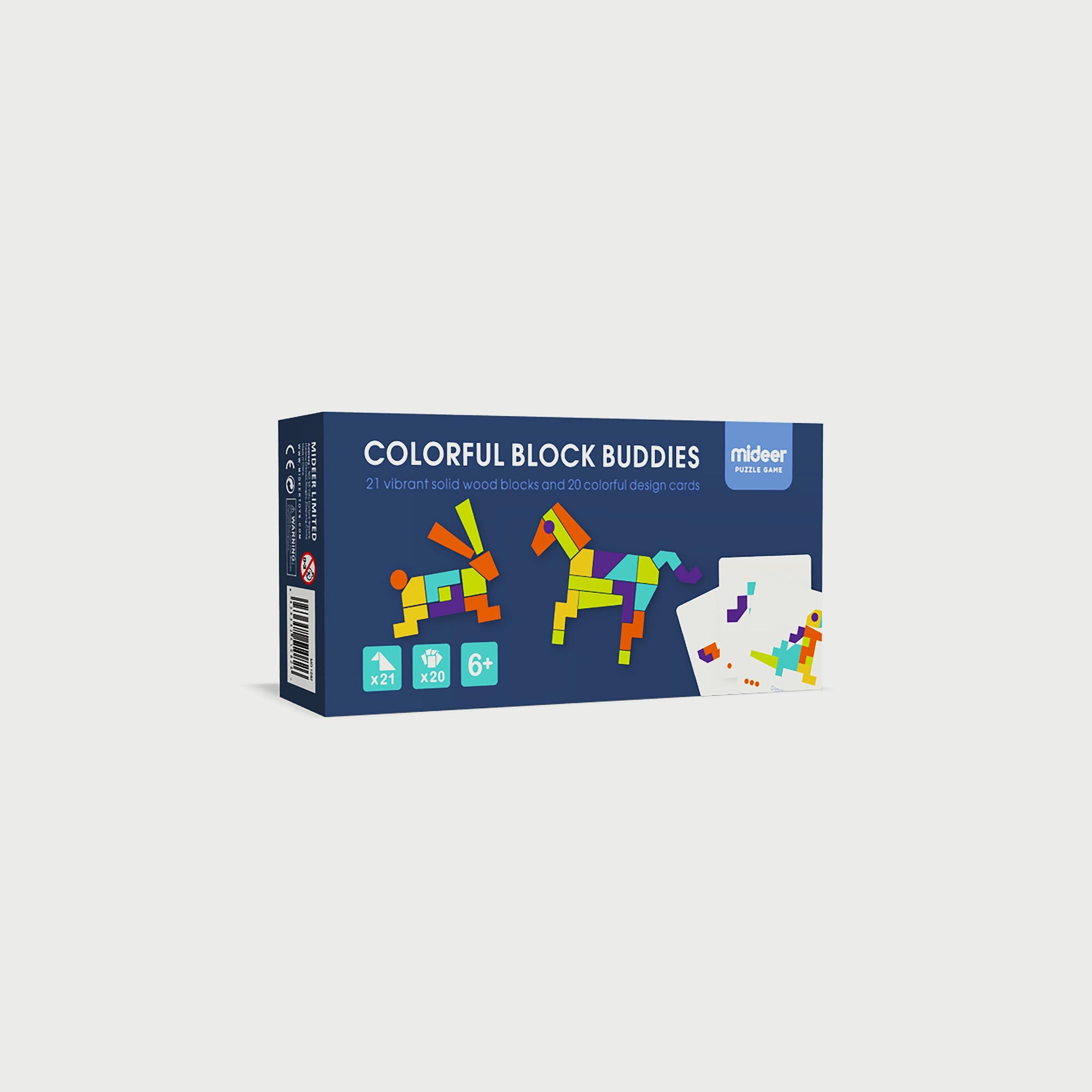 Mideer Colourful Block Buddies Game-toys-buildingblocks-blocks-image-4