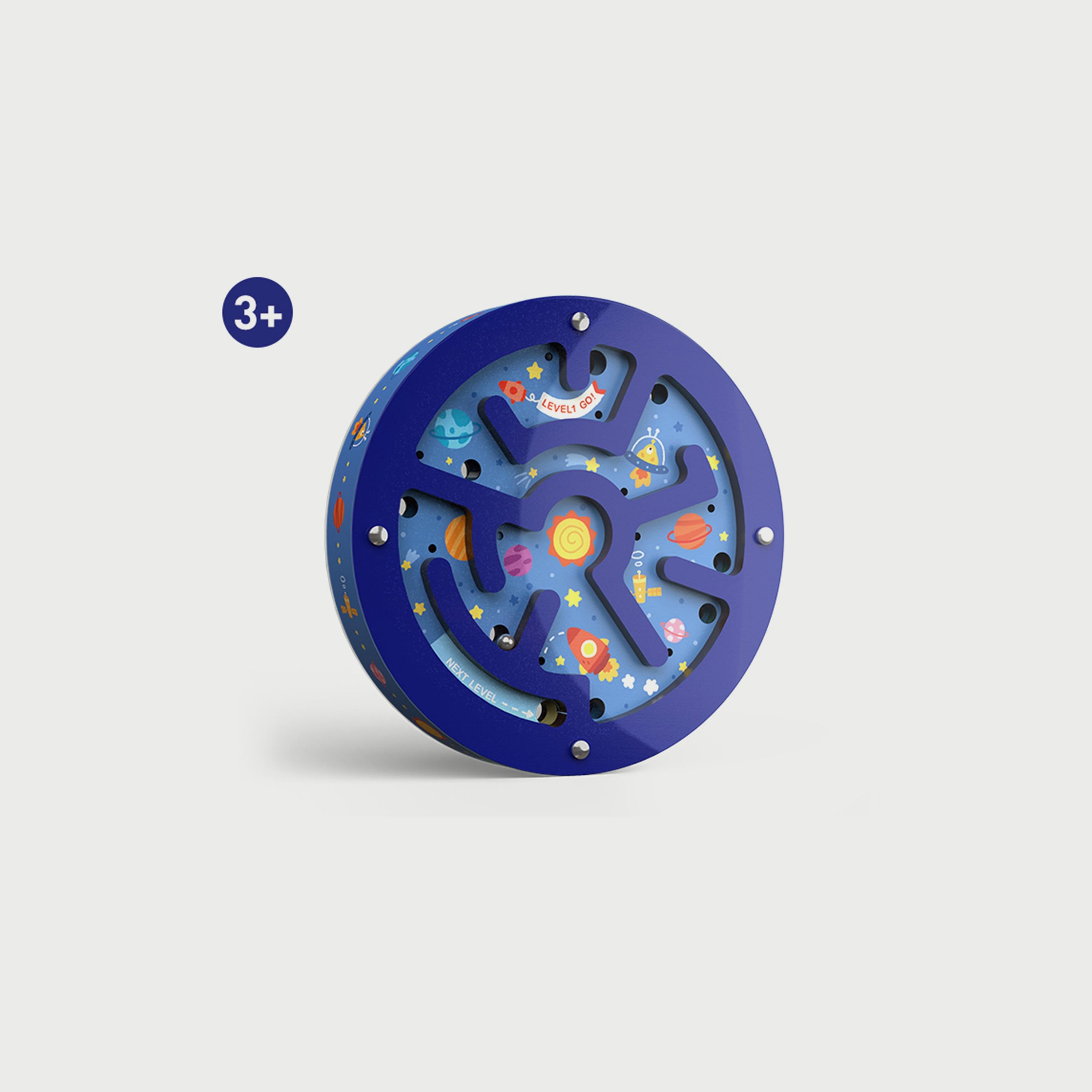 Mideer Double Sided Steel Ball Maze, Space Adventure-toys-babyandtoddlertoys-learningtoys-image-1