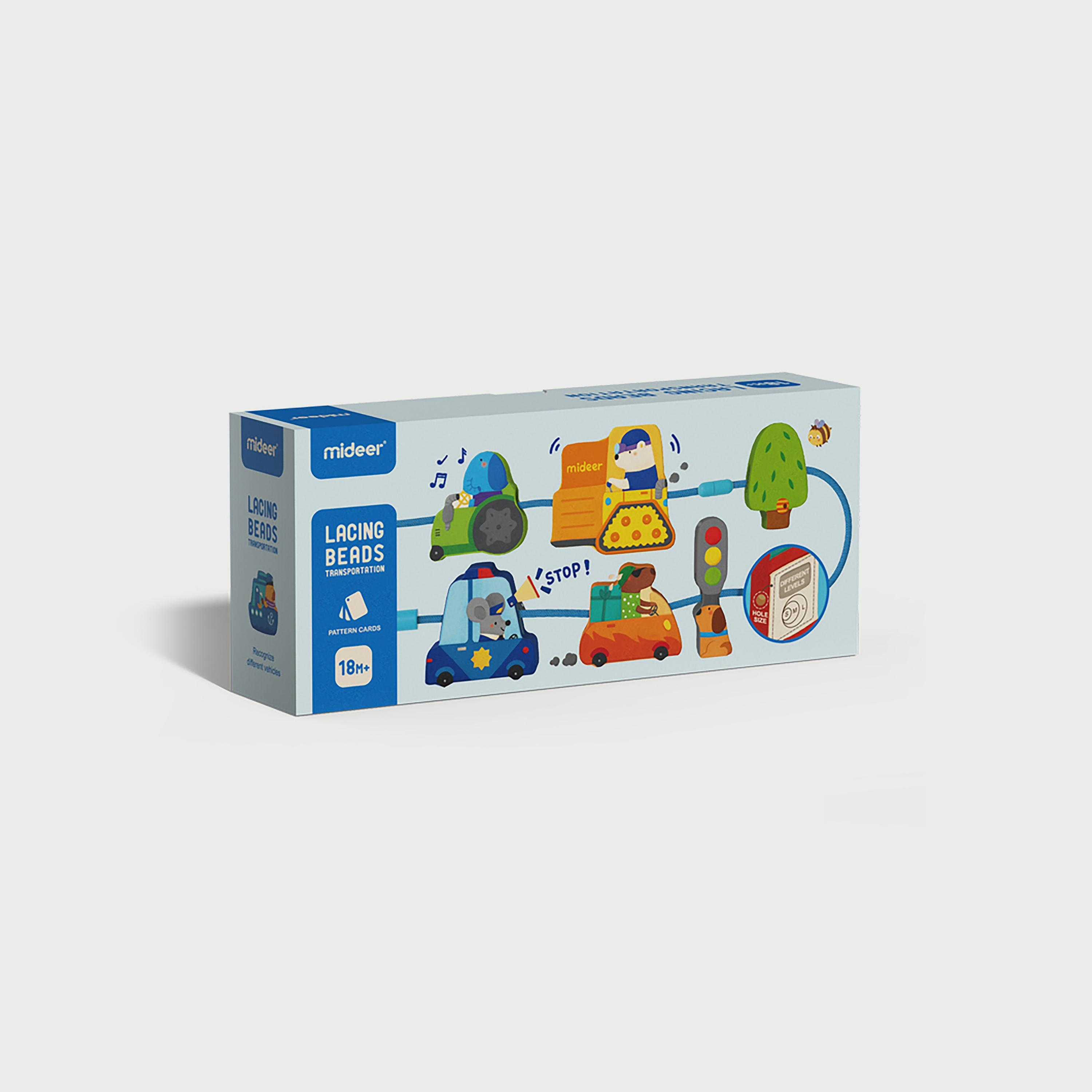 Mideer Lacing Beads, Vehicles-toys-babyandtoddlertoys-learningtoys-image-1