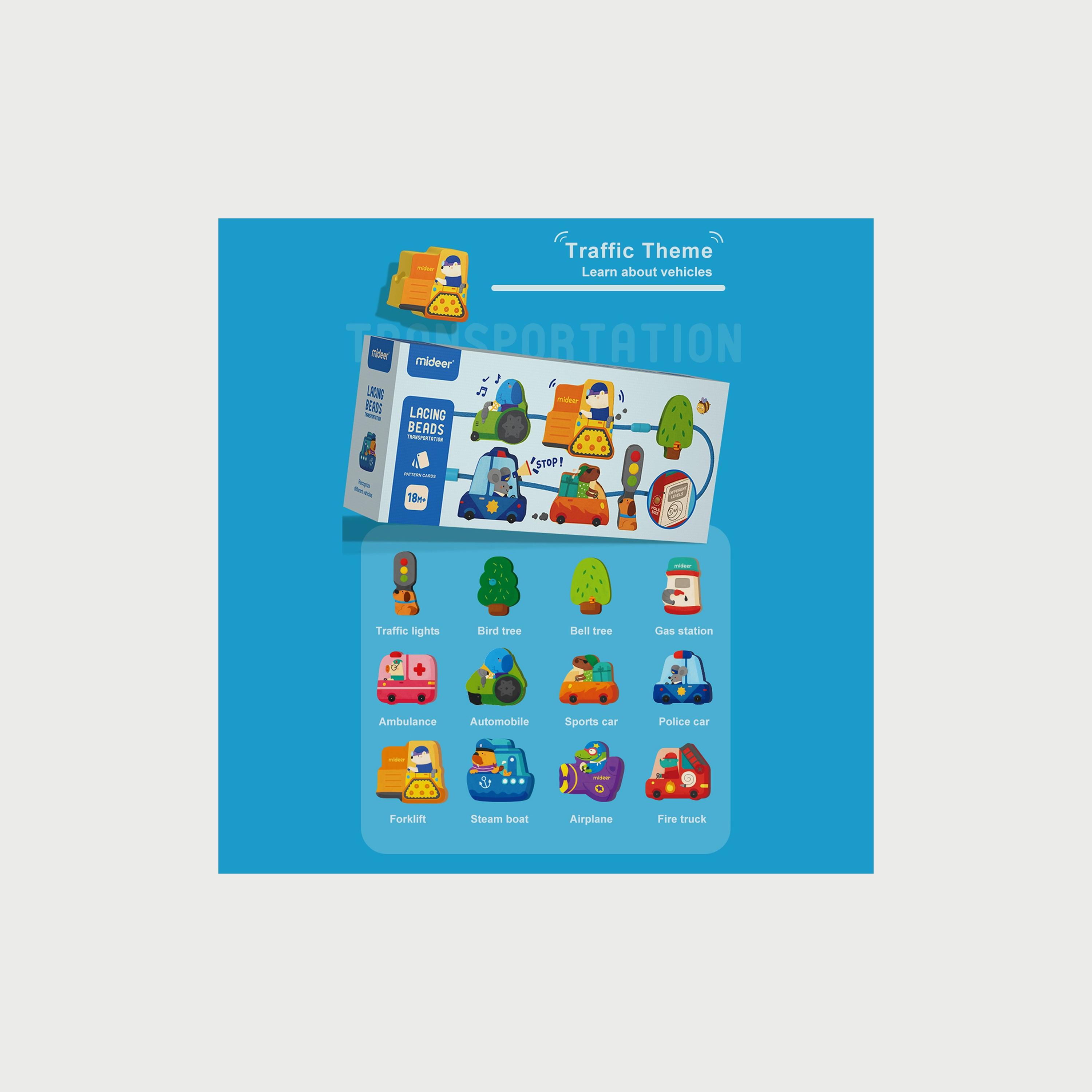 Mideer Lacing Beads, Vehicles-toys-babyandtoddlertoys-learningtoys-image-5