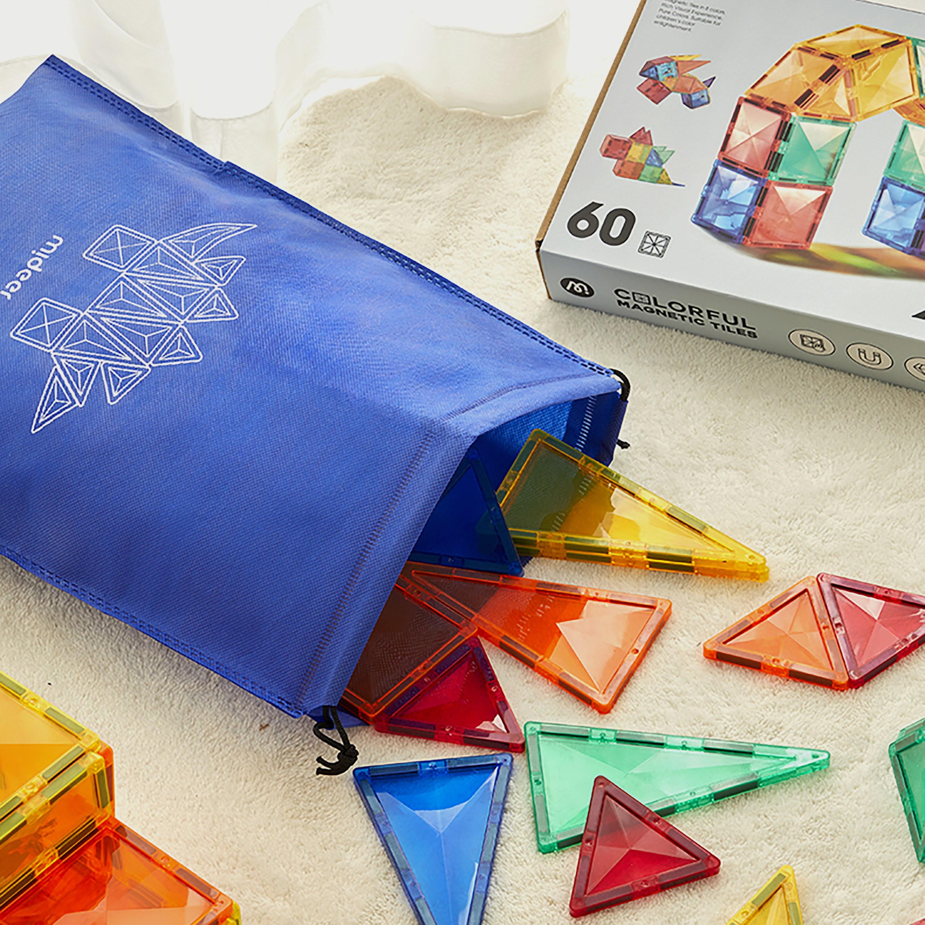 البلاطات المغناطيسية الملونة من ميدير، 60 قطعة-toys-babyandtoddlertoys-learningtoys-image-8