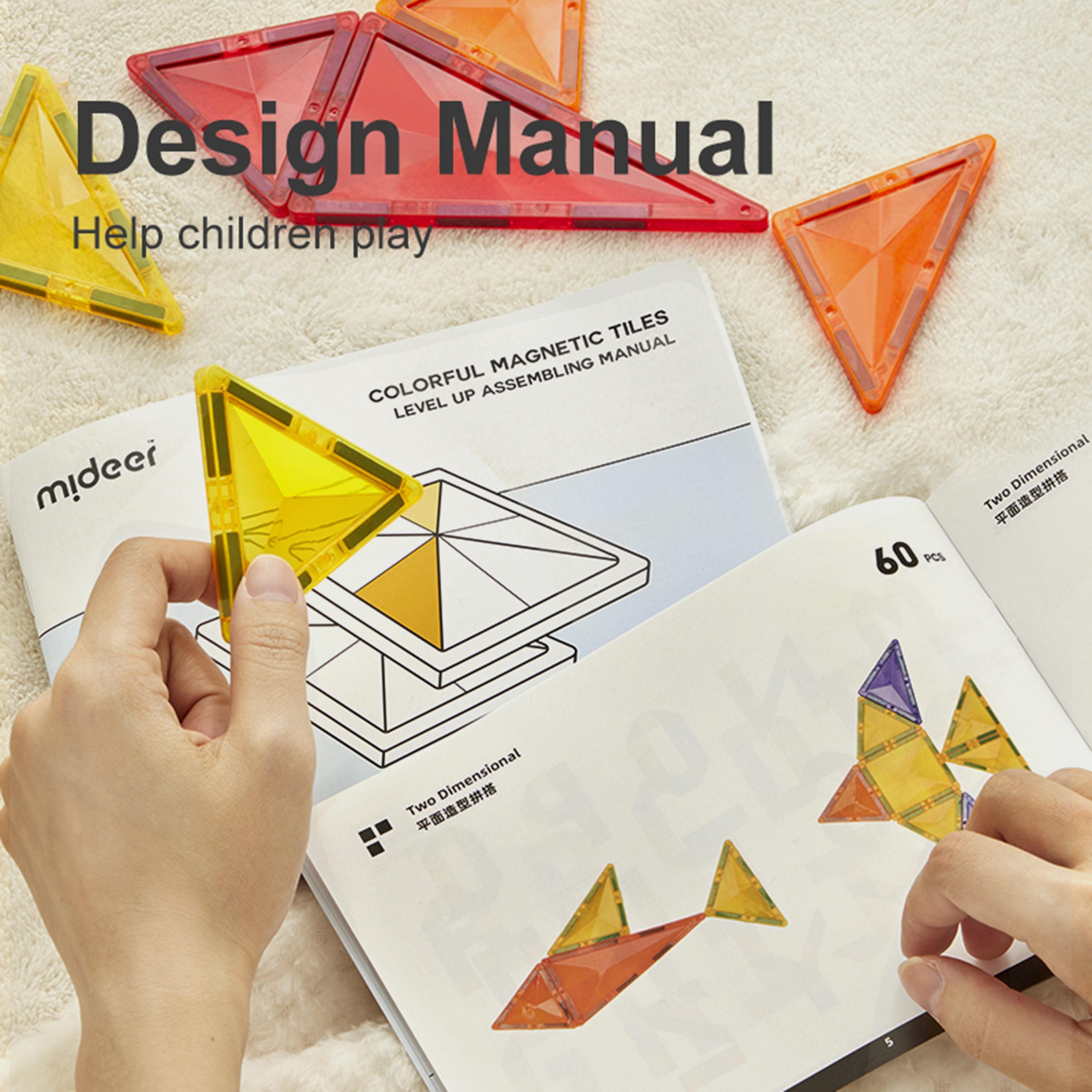 البلاطات المغناطيسية الملونة من ميدير، 60 قطعة-toys-babyandtoddlertoys-learningtoys-image-9