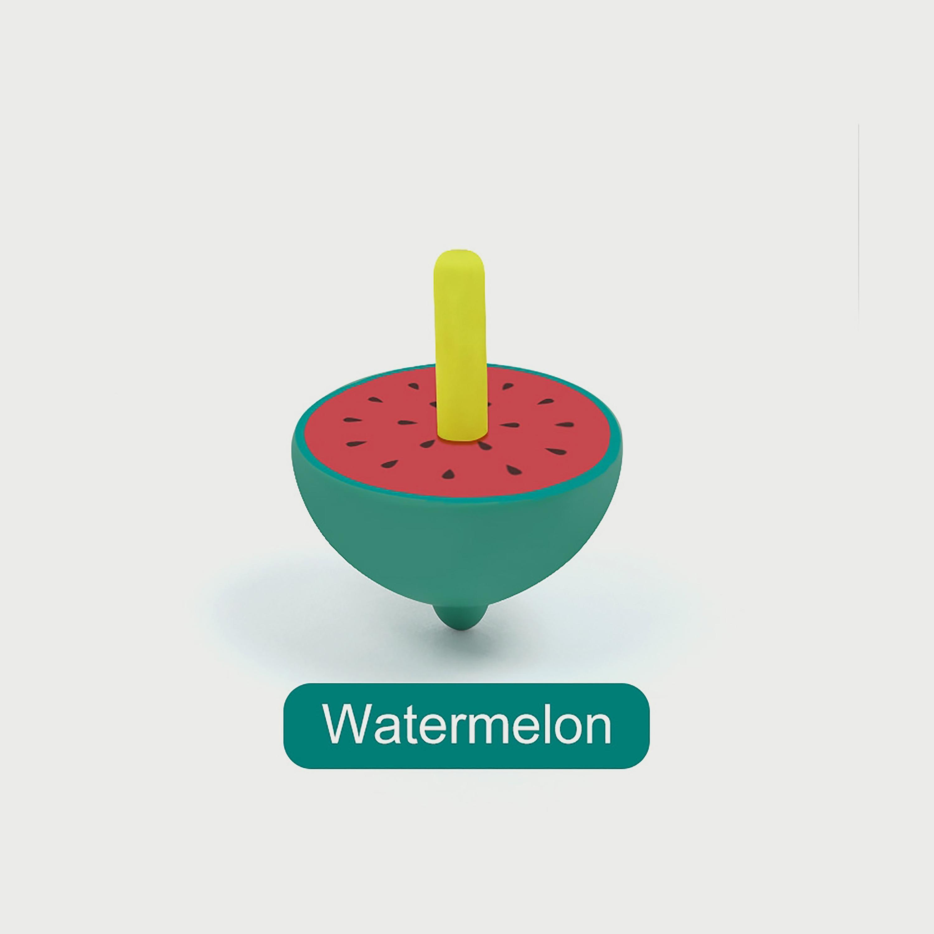Mideer Wooden Spinning Top, Watermelon-toys-babyandtoddlertoys-learningtoys-image-1