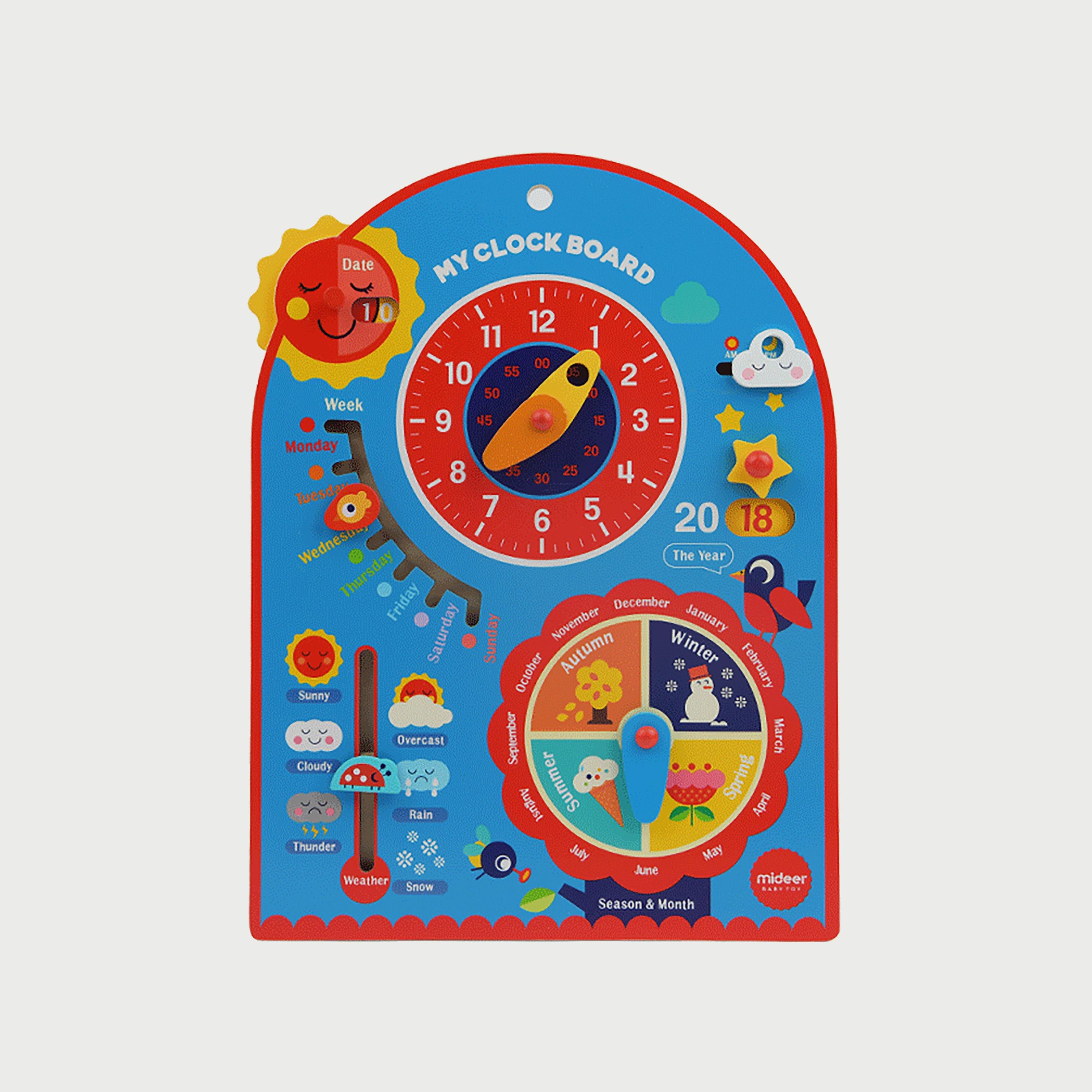 Mideer Clock Board-toys-indoortoys-boardgames-image-1
