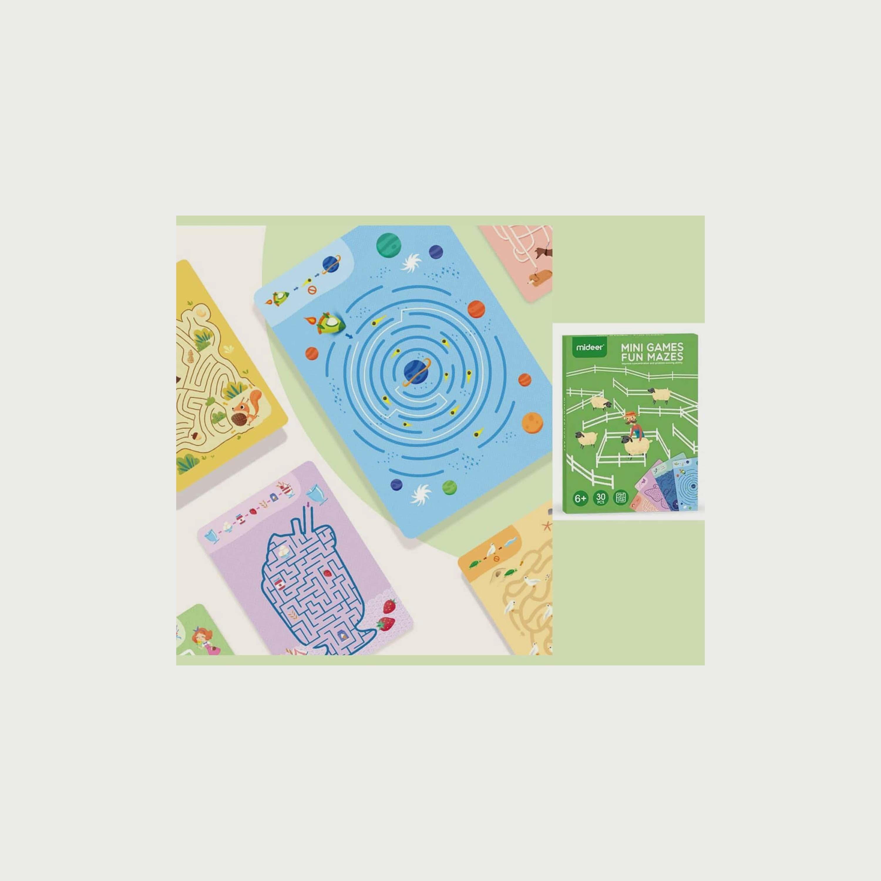 Mideer Mini Games, Fun Mazes-toys-babyandtoddlertoys-learningtoys-image-3