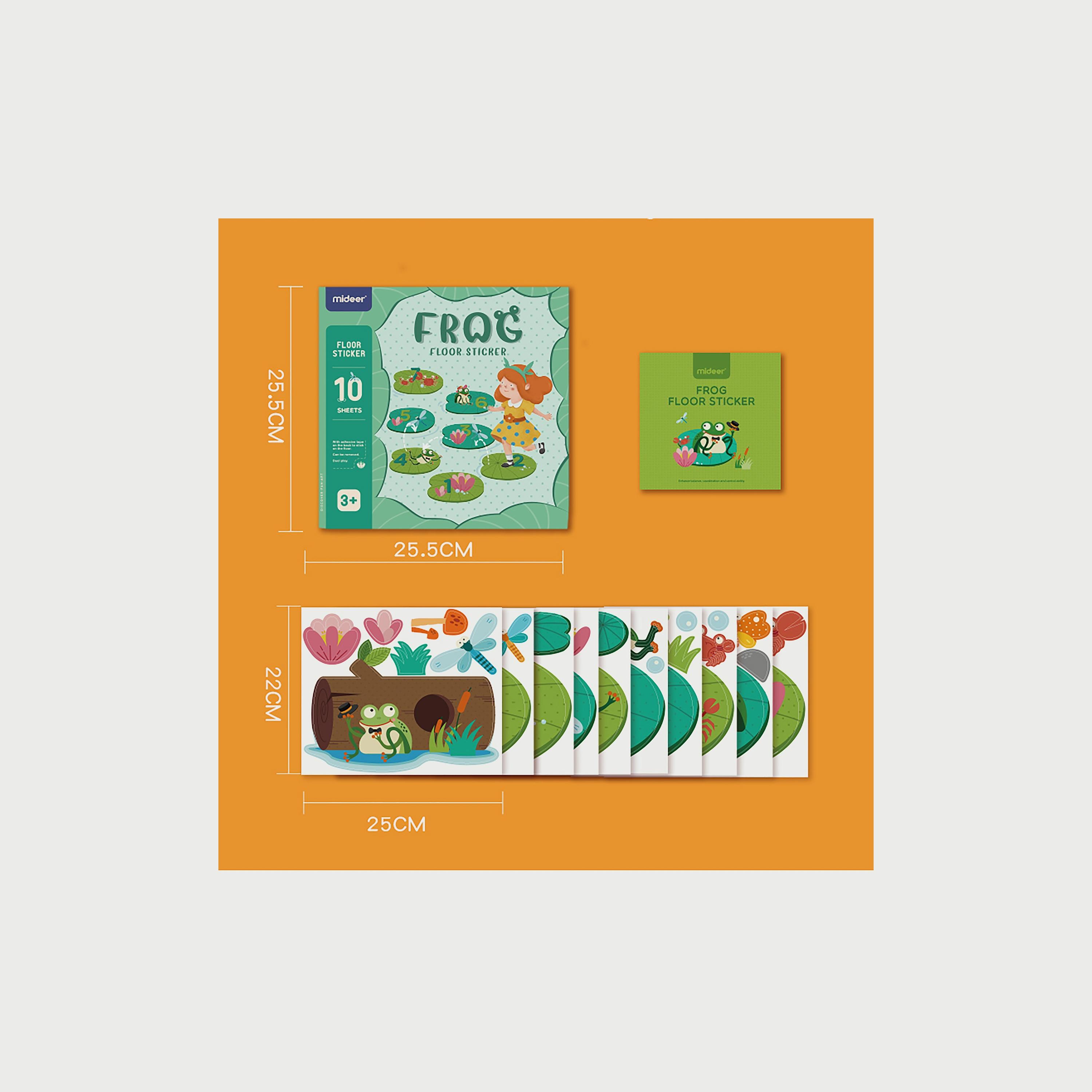 Mideer Hopscotch Sticker Set, Frog-school-artsandcrafts-image-2