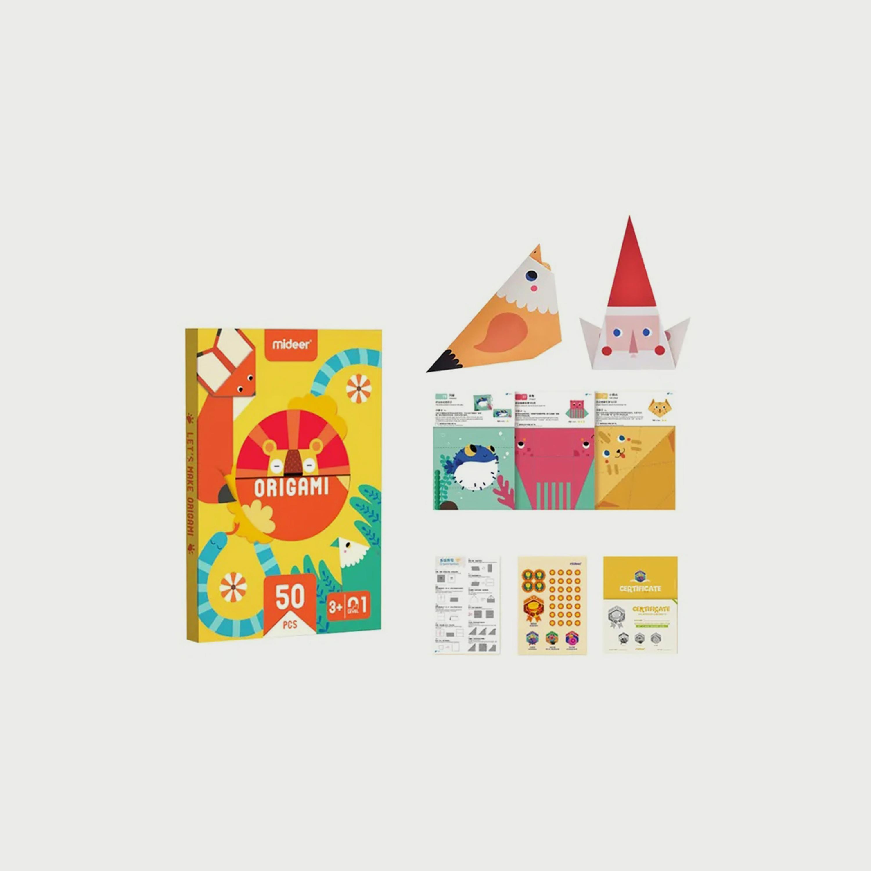 Mideer Origami Kit, Beginner-toys-babyandtoddlertoys-learningtoys-image-1