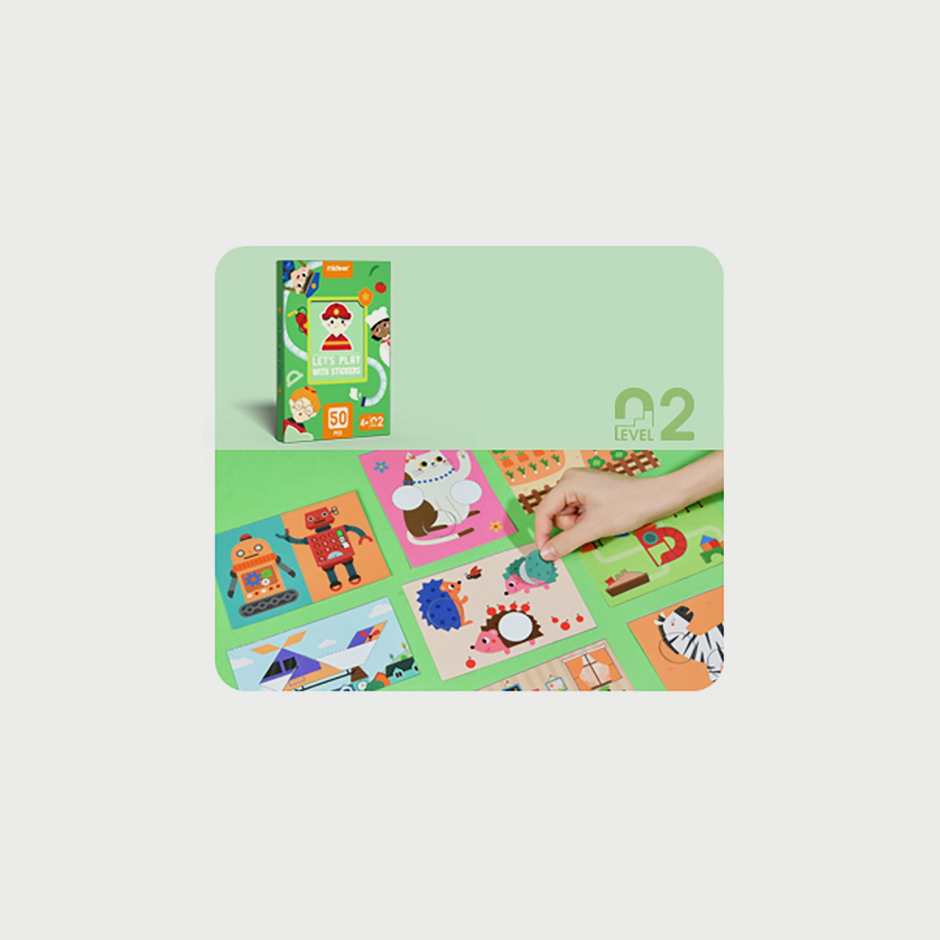 Mideer Let's Play With Stickers, Level 2-toys-roleplay-makeupandcosmeticsets-image-2