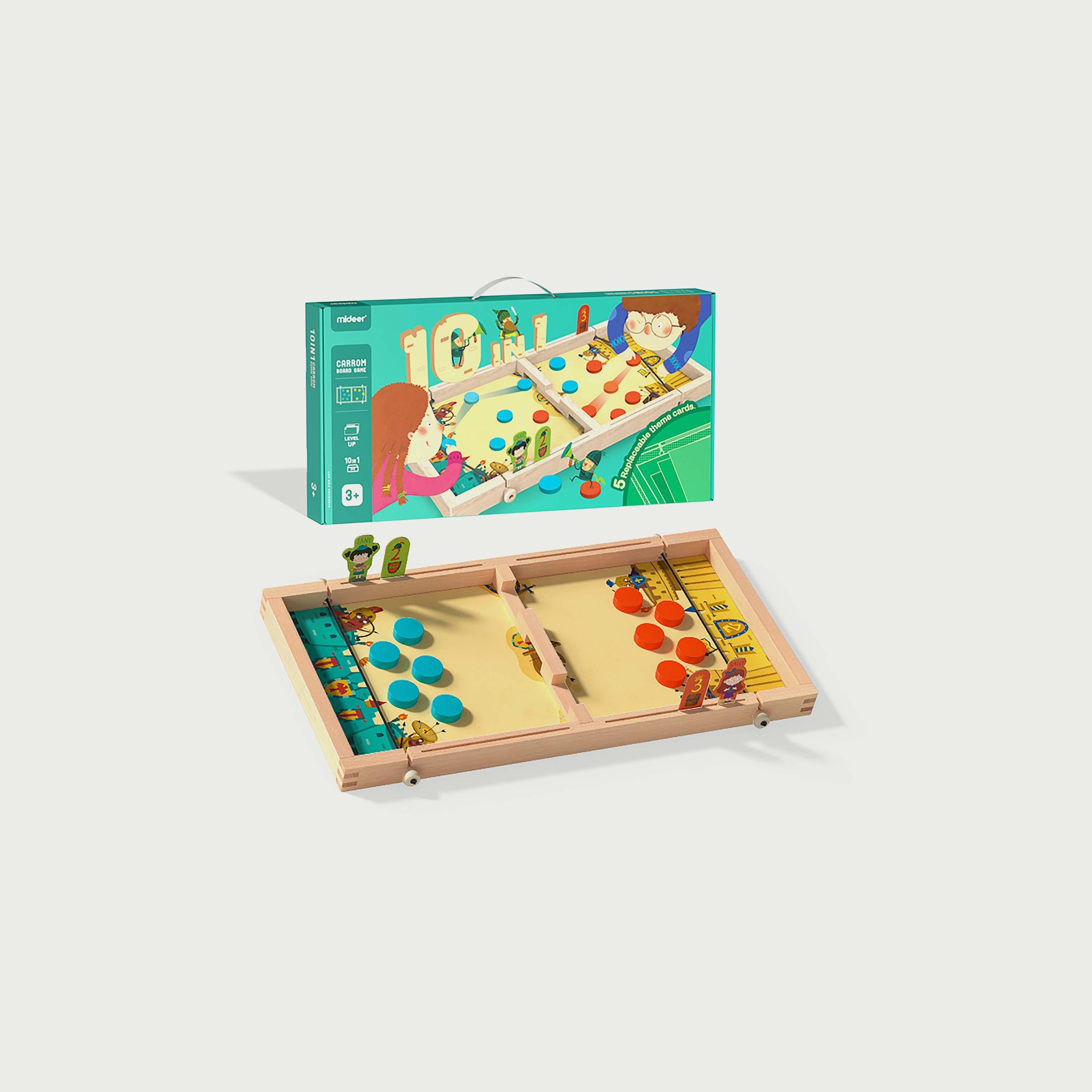 لوح اللعب كاروم 10 في 1 من ميدير-toys-indoortoys-boardgames-image-1