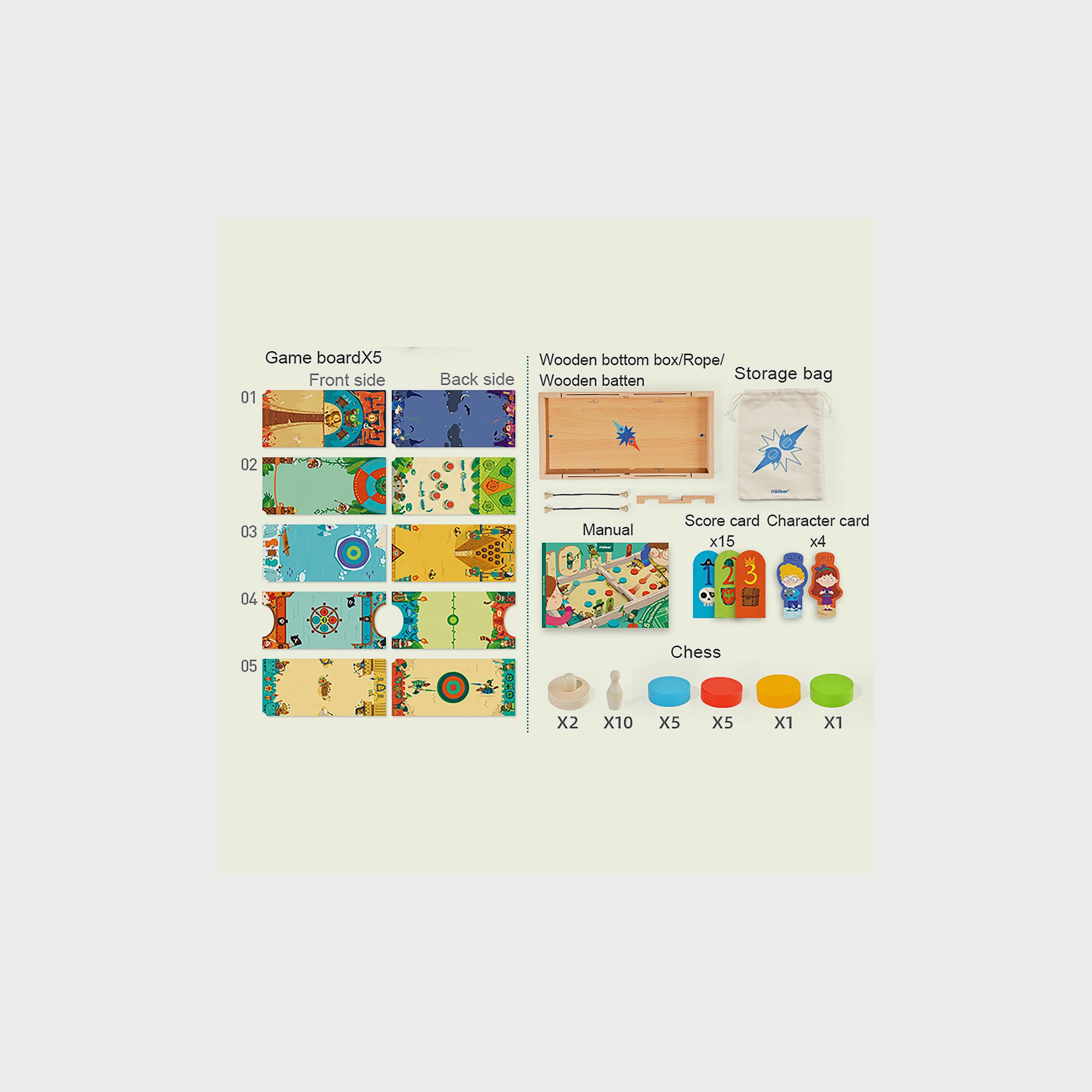 لوح اللعب كاروم 10 في 1 من ميدير-toys-indoortoys-boardgames-image-5