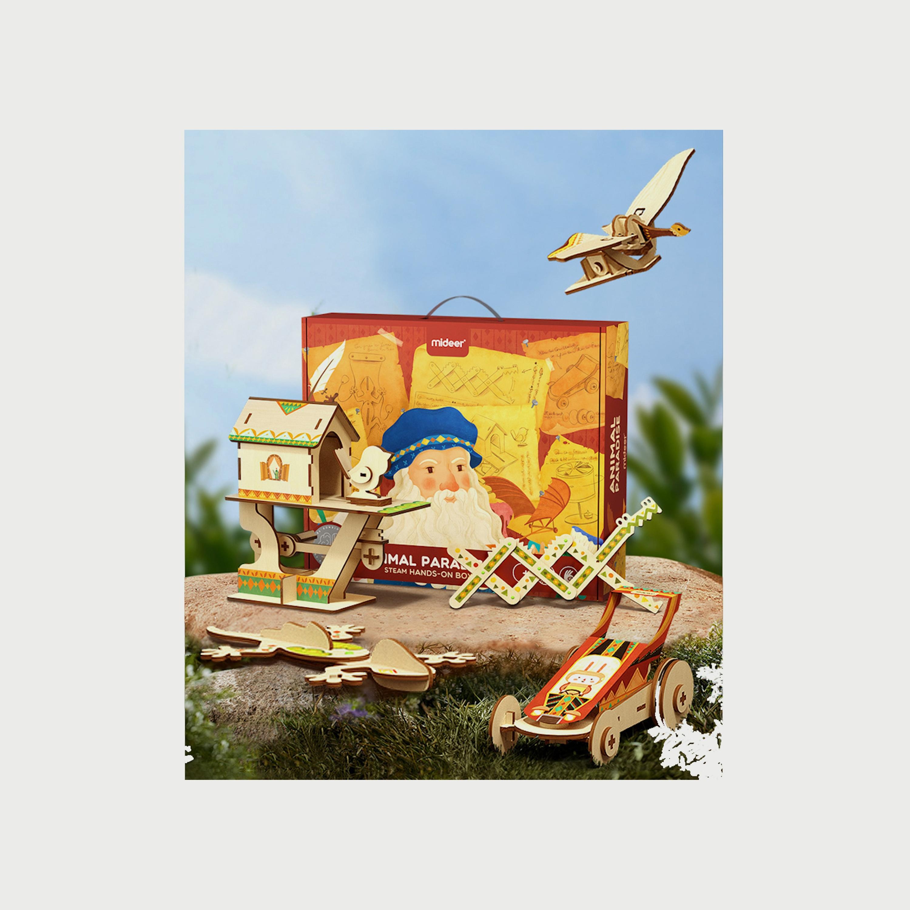 Mideer STEM Box, Animal Paradise (DIY Kit)-toys-babyandtoddlertoys-learningtoys-image-4