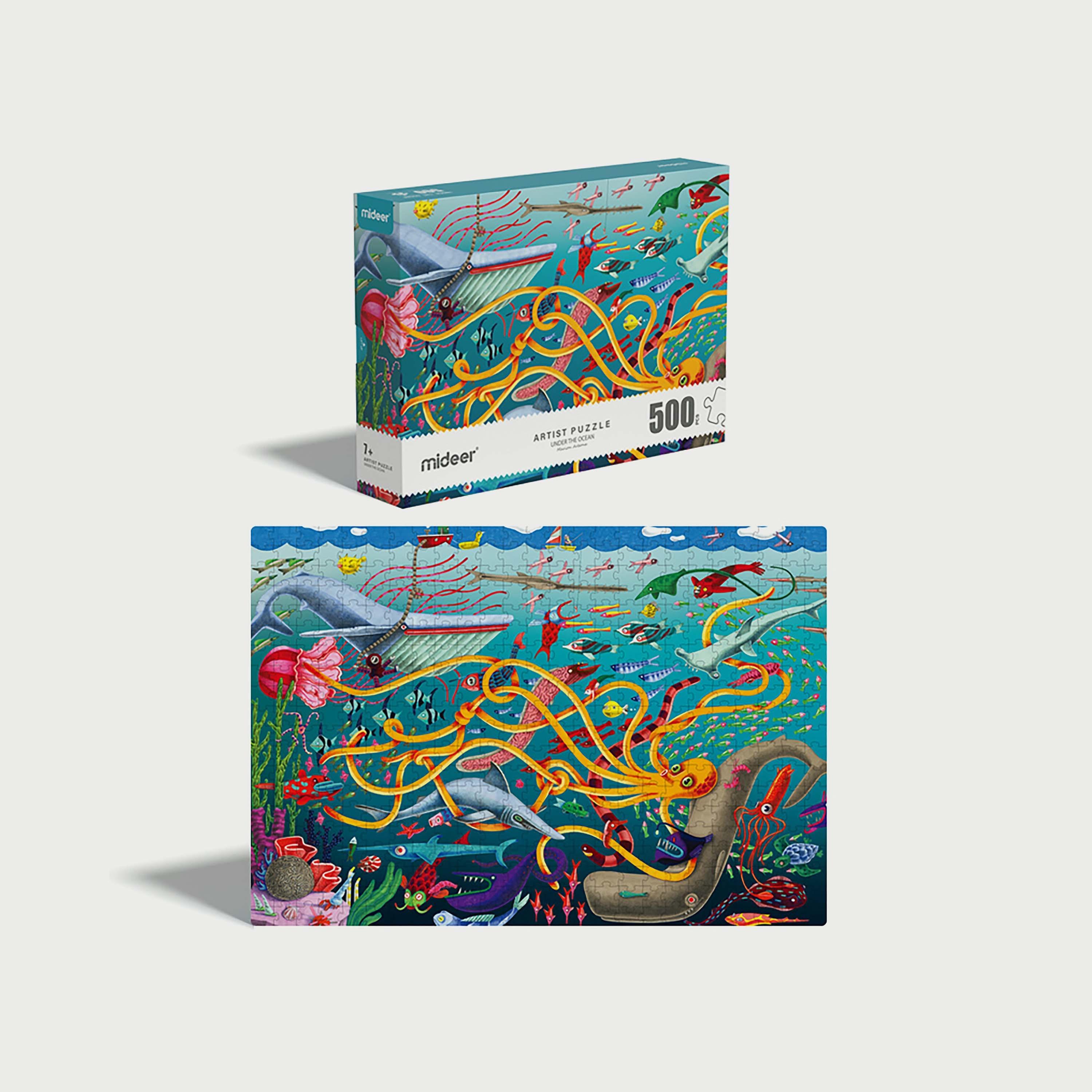 Mideer Under The Ocean Puzzle 500-Piece-toys-indoortoys-puzzles-image-1