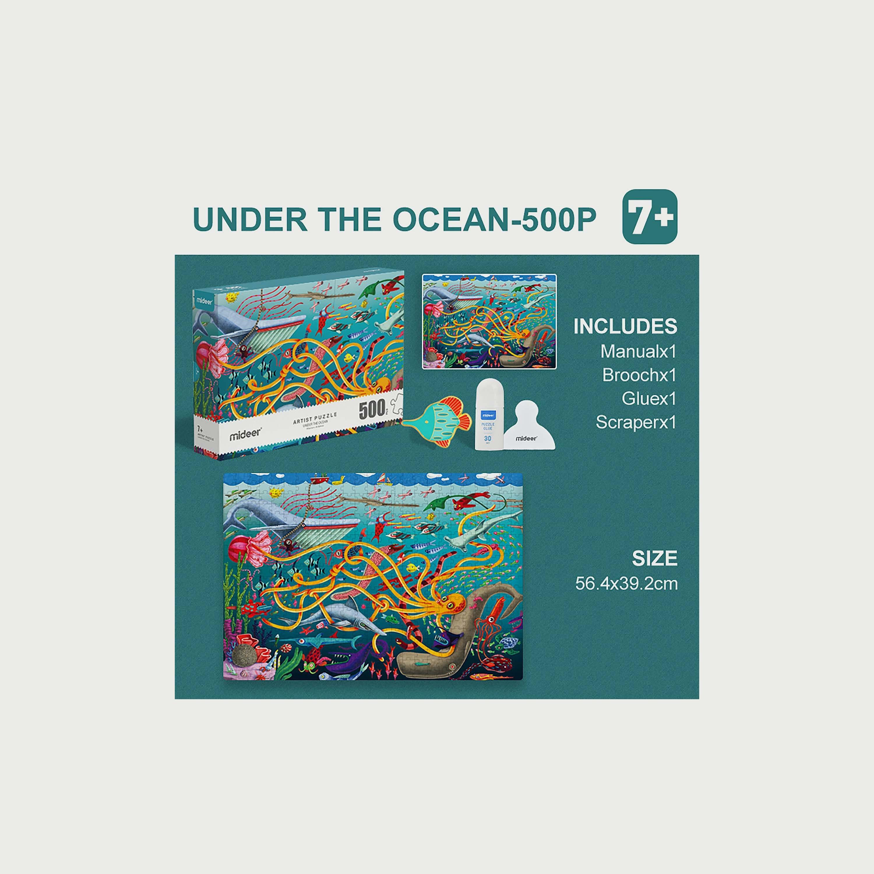 Mideer Under The Ocean Puzzle 500-Piece-toys-indoortoys-puzzles-image-5
