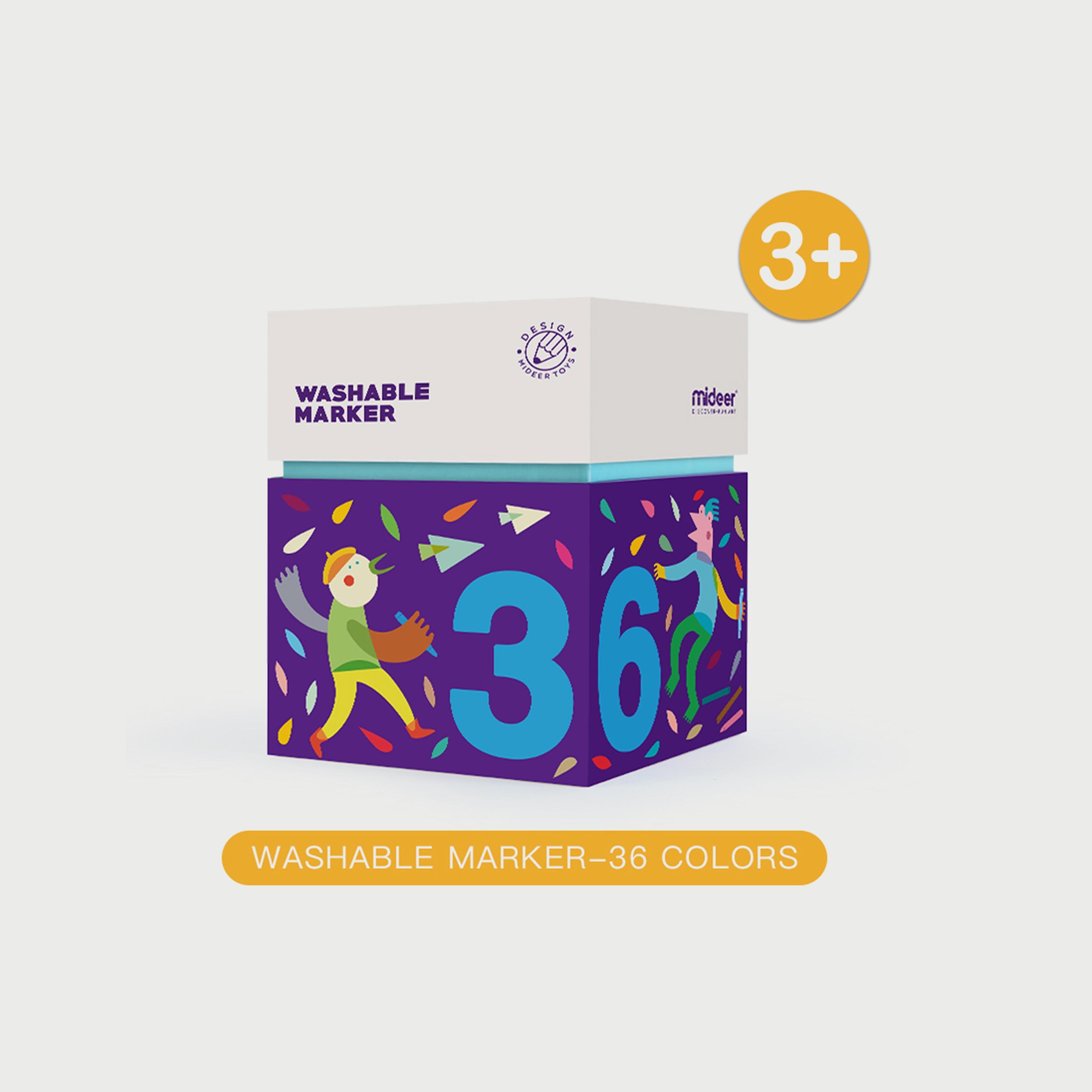 Mideer Washable Markers, 36 Colours-school-artsandcrafts-image-1