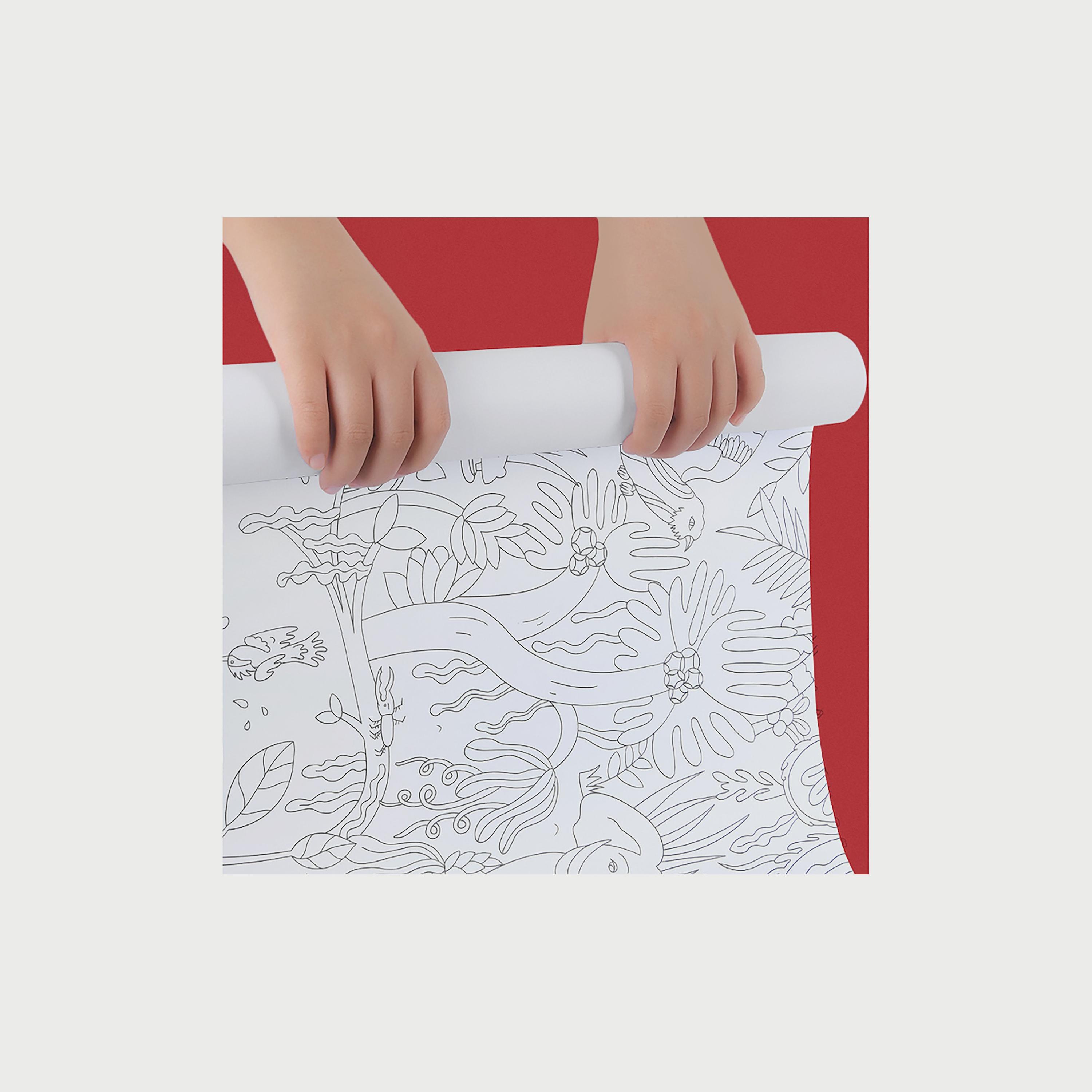لفة التلوين من ميدير، الغابة (10 متر)-school-artsandcrafts-image-3