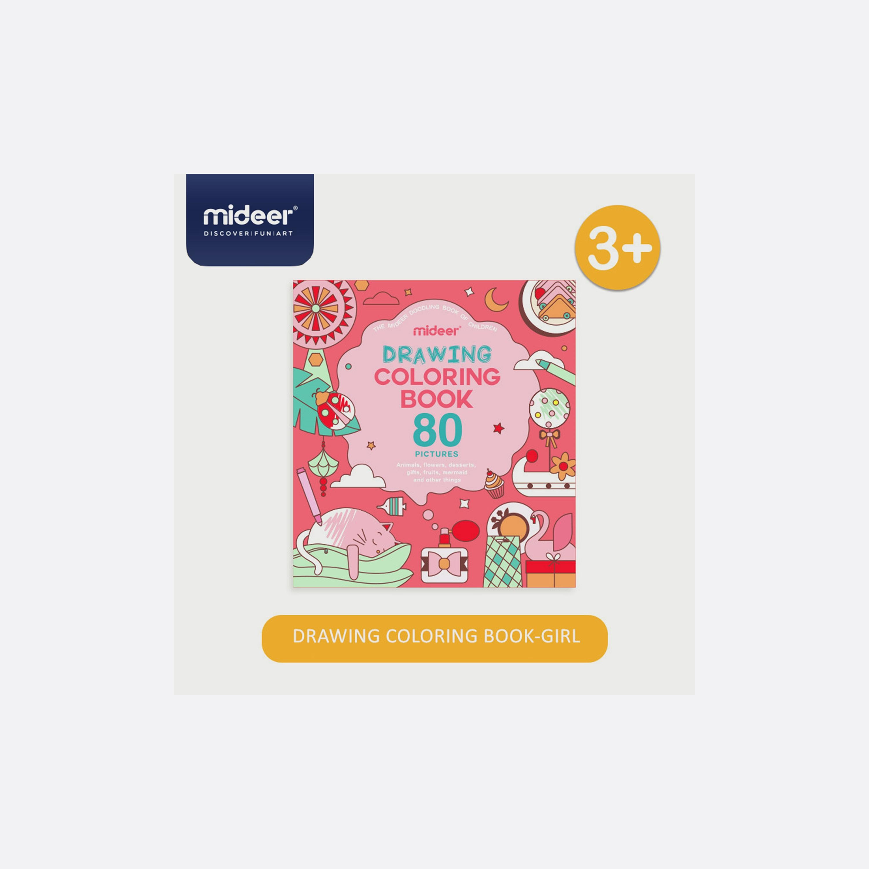 Mideer Colouring Book, Pink-school-artsandcrafts-image-1