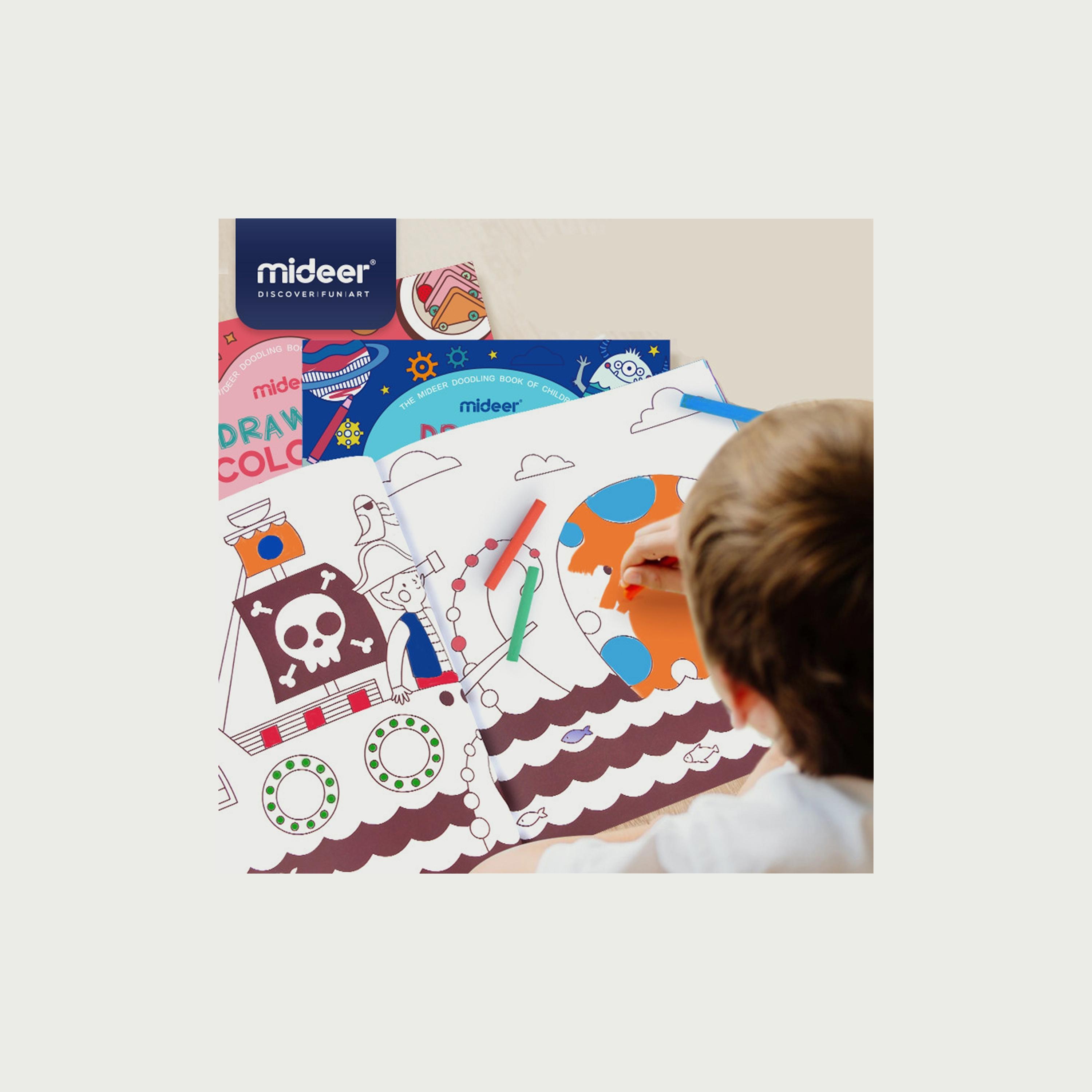 Mideer Colouring Book, Pink-school-artsandcrafts-image-3