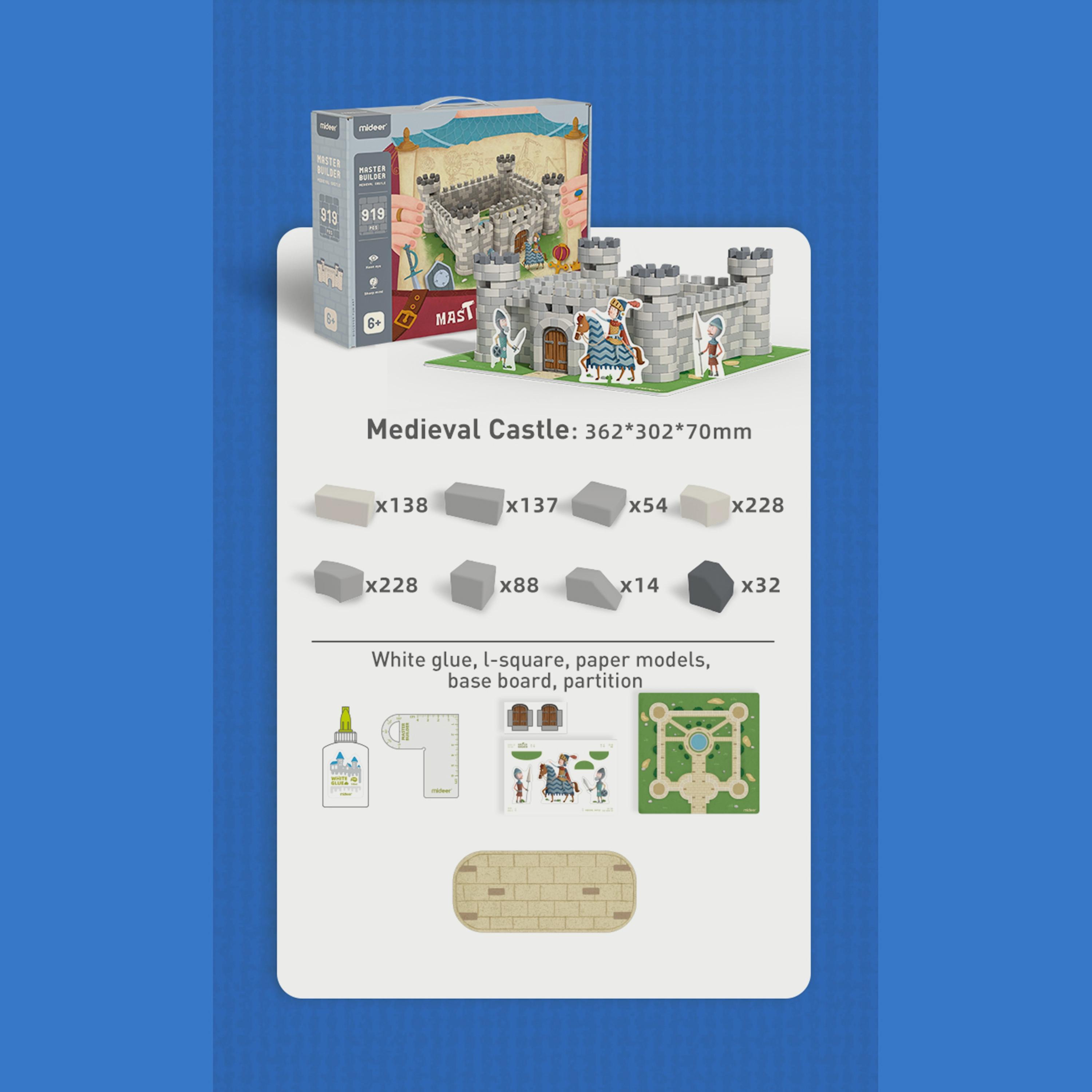 بناء محترف من ميدير، قلعة الفارس-toys-buildingblocks-blocks-image-4