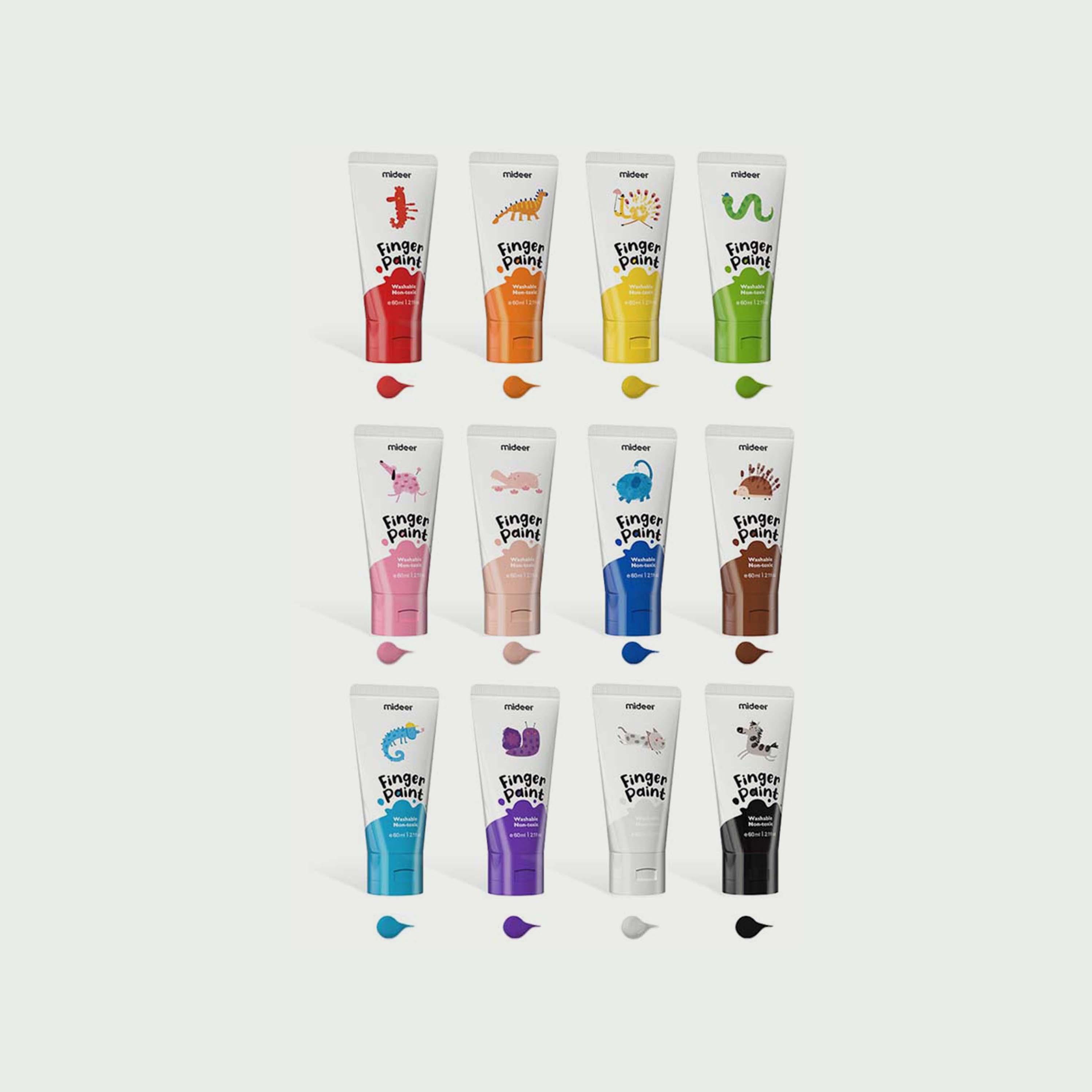 Mideer Finger Paint, 12 Colours-school-artsandcrafts-image-2