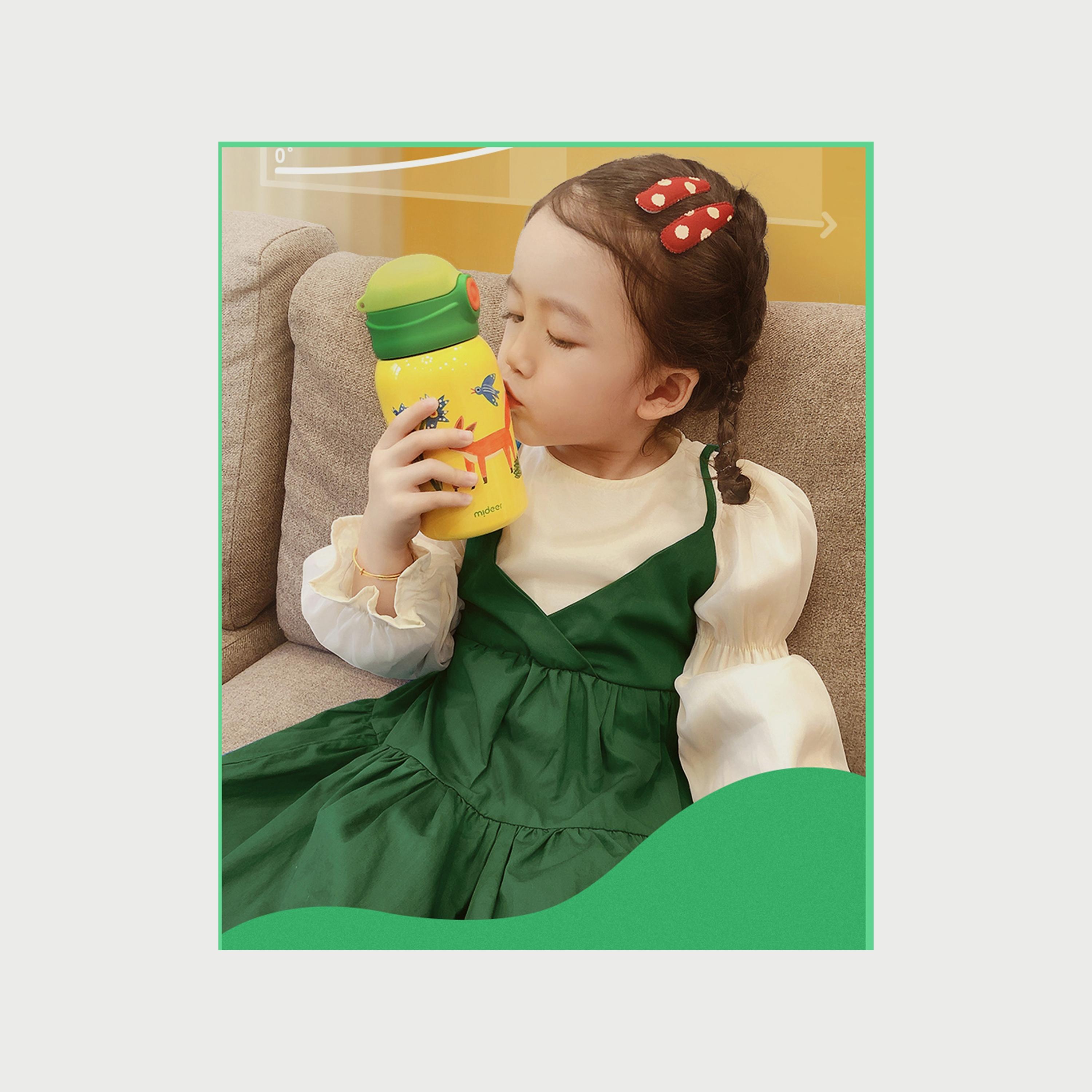 زجاجة معزولة بالفراغ من ميدير، وحيد القرن، 450 مل-school-waterbottles-image-4