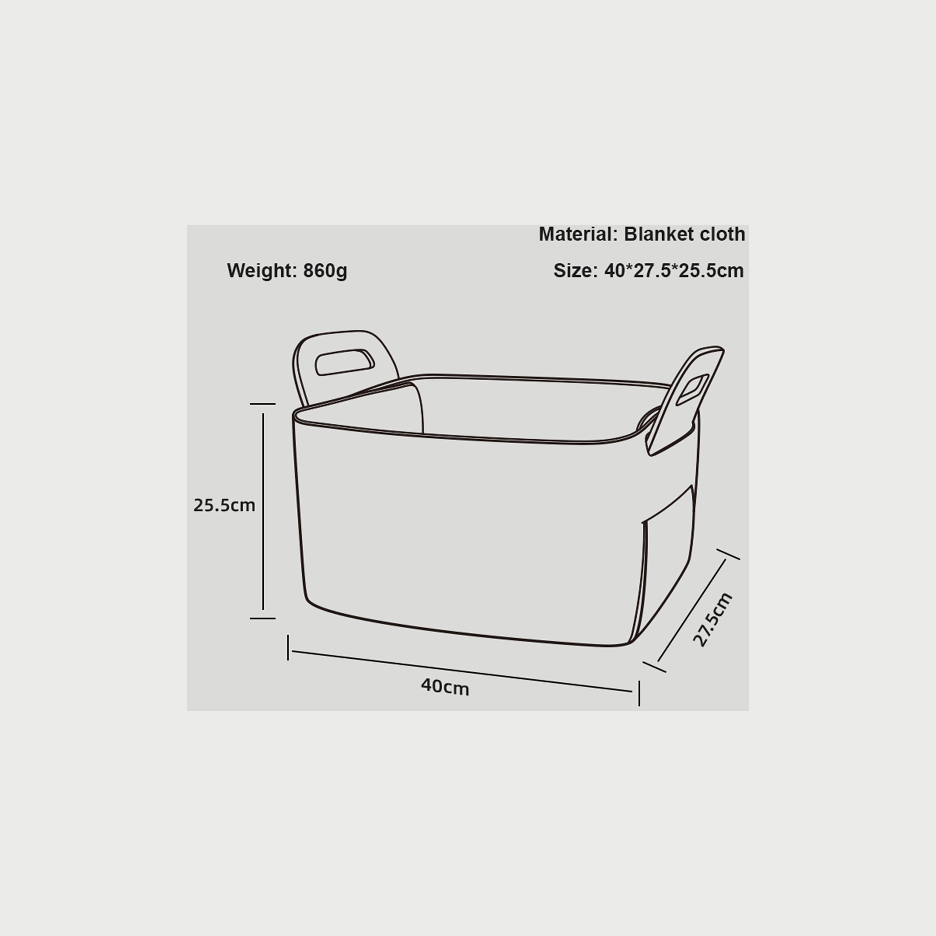 Mideer Toys Fabric Basket, Beige-baby-nursery-furniture-wardrobesandstorage-image-3