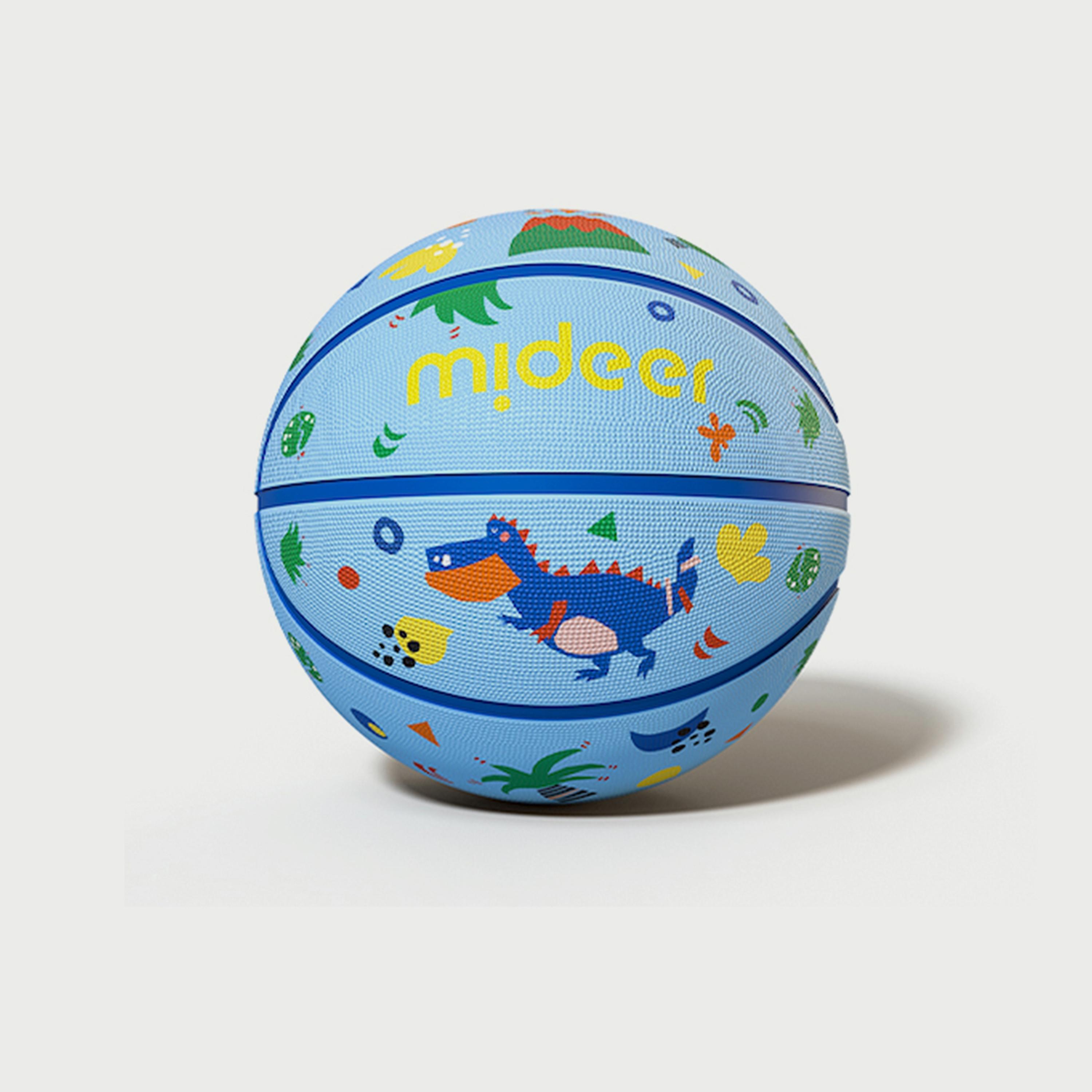 كرة السلة للأطفال من ميدير، تي-ركس (مقاس 5)-toys-outdoor-sports-image-1