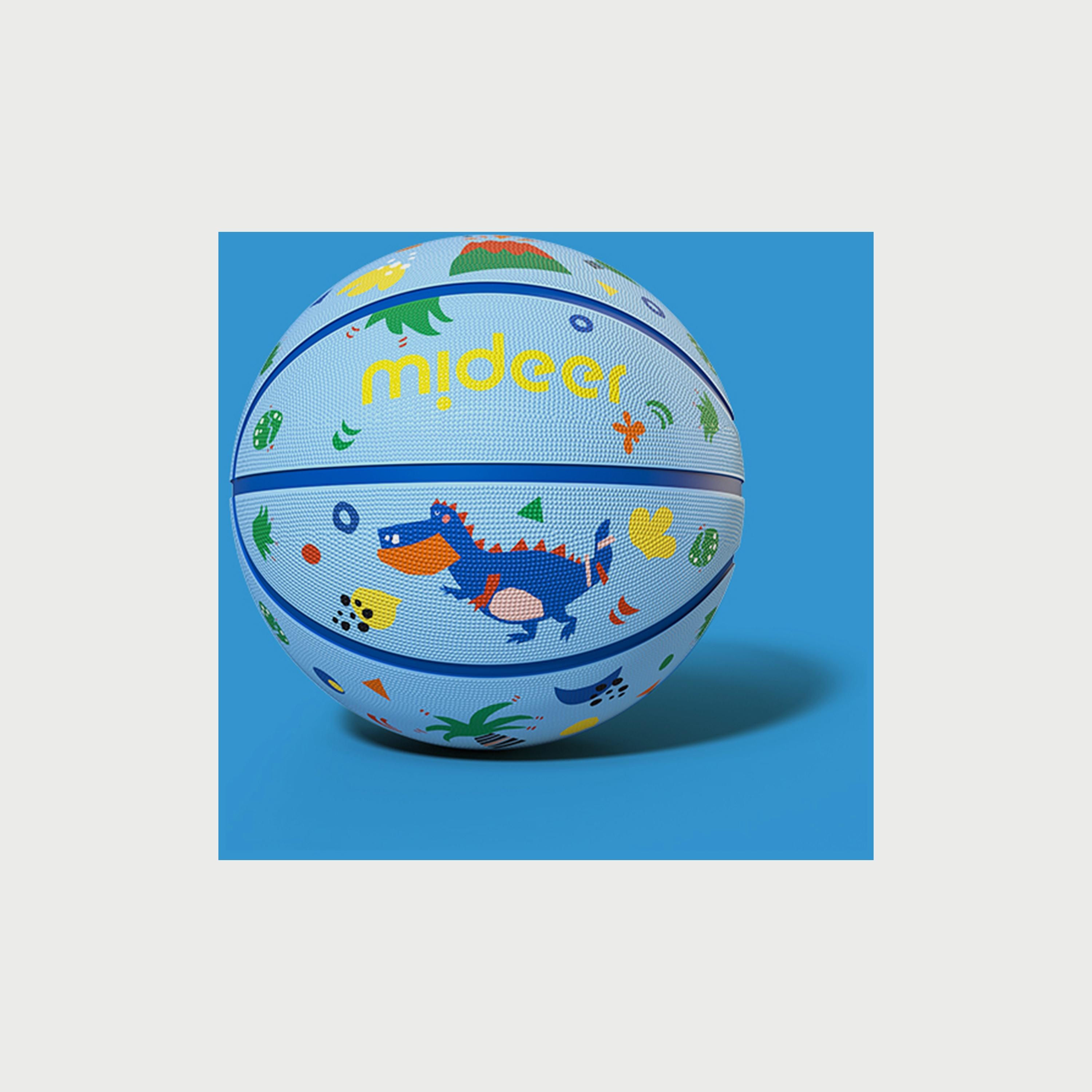 كرة السلة للأطفال من ميدير، تي-ركس (مقاس 5)-toys-outdoor-sports-image-2