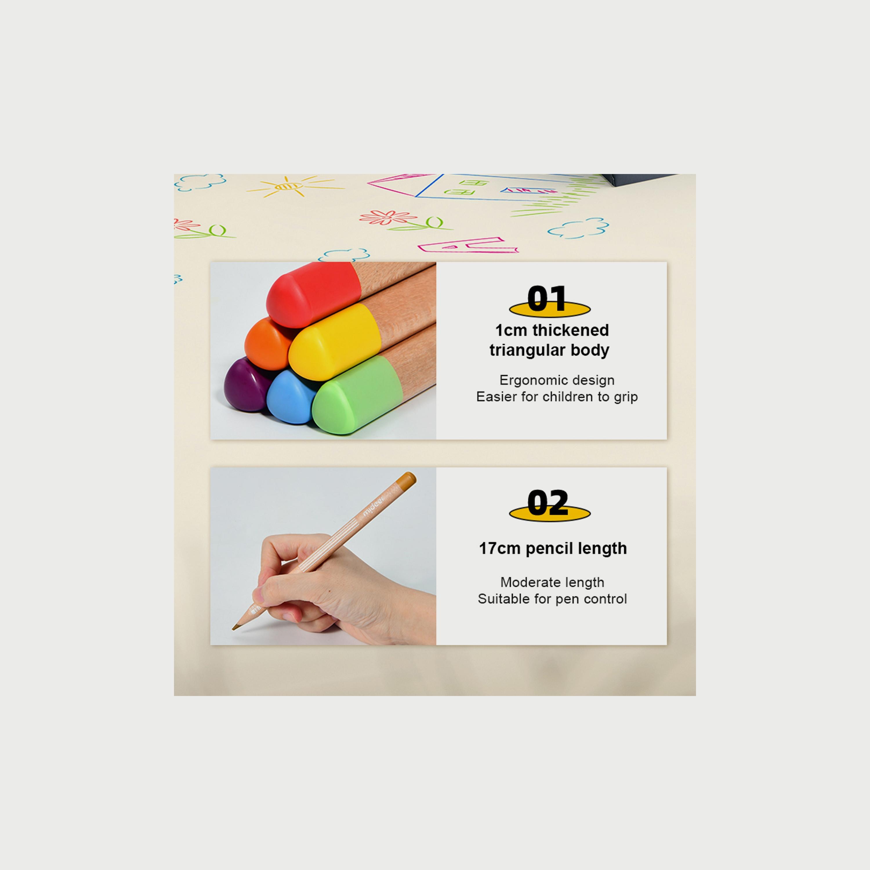 Mideer Vibrant Colouring Pencils, 24-school-stationery-pensandpencils-image-1