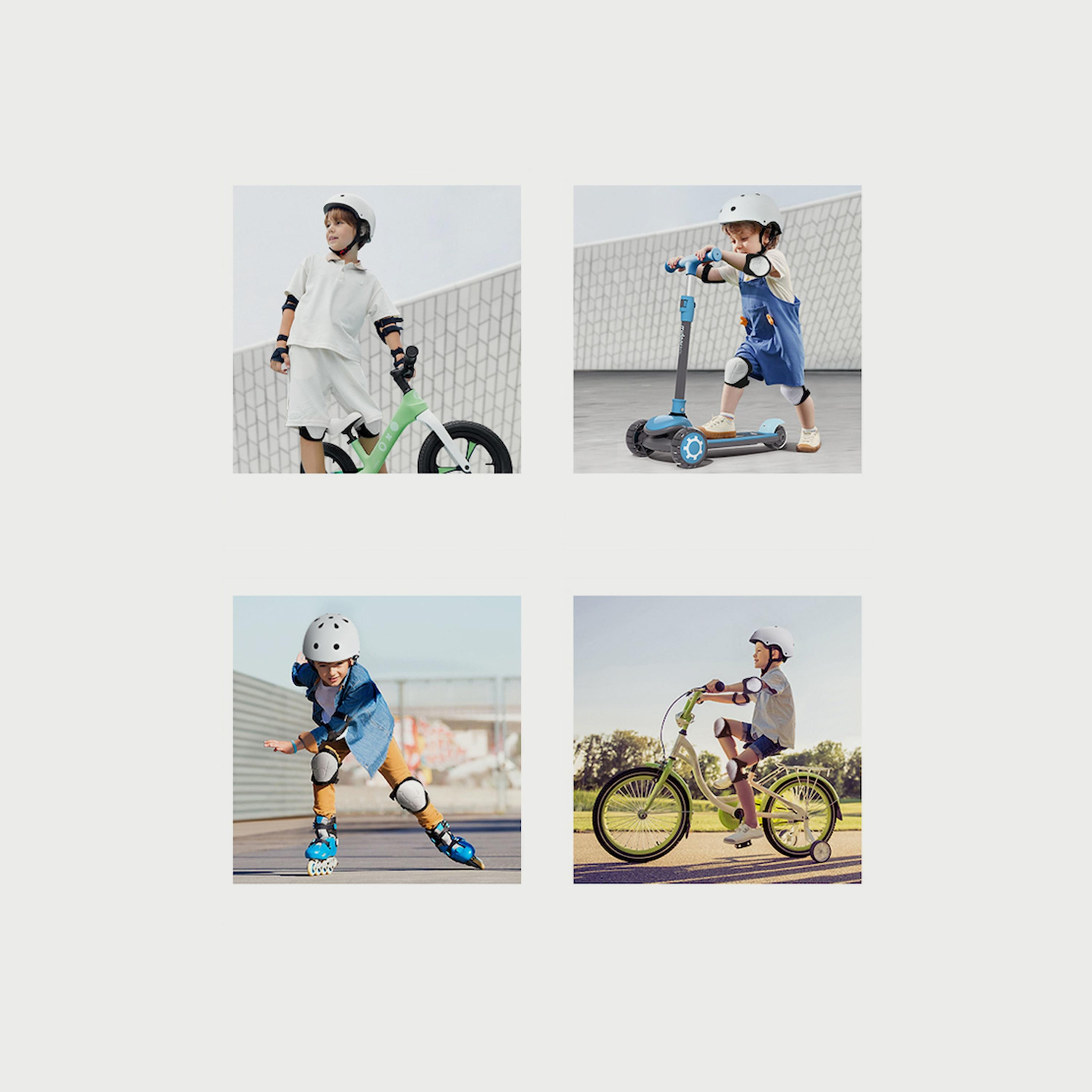 خوذة سلامة للأطفال من ميدير، أبيض-toys-outdoor-bikesandrideons-bikesafetyaccessories-image-3