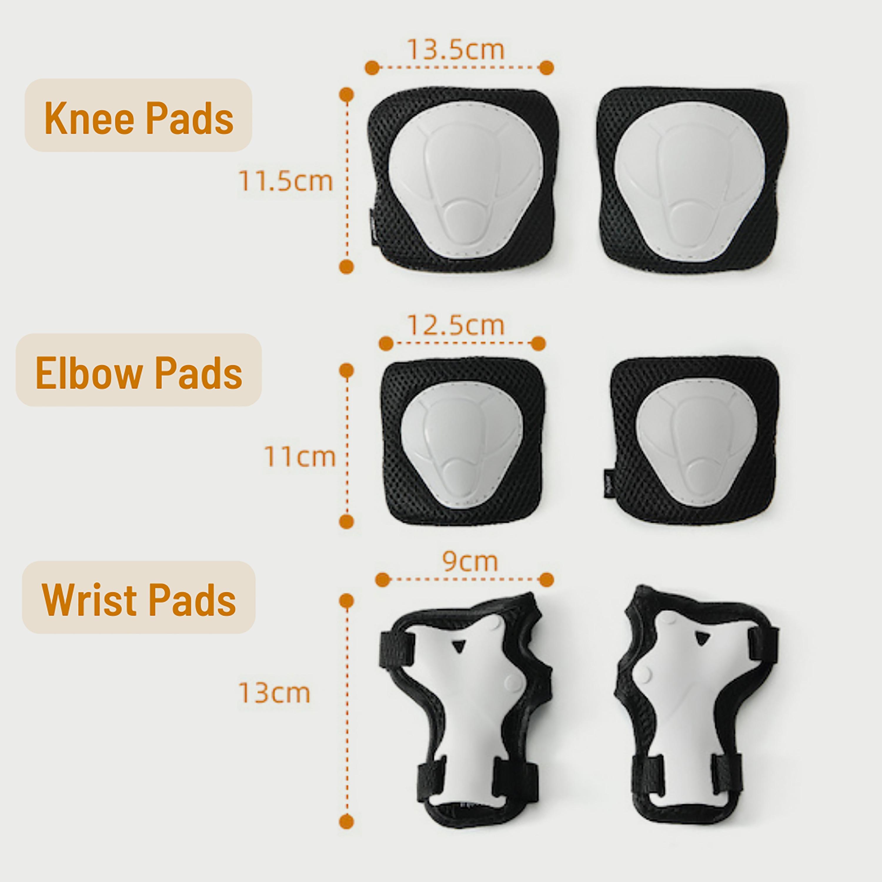 Mideer Knee, Elbow & Wrist Protective Gear Set, White-toys-outdoor-bikesandrideons-bikesafetyaccessories-image-5
