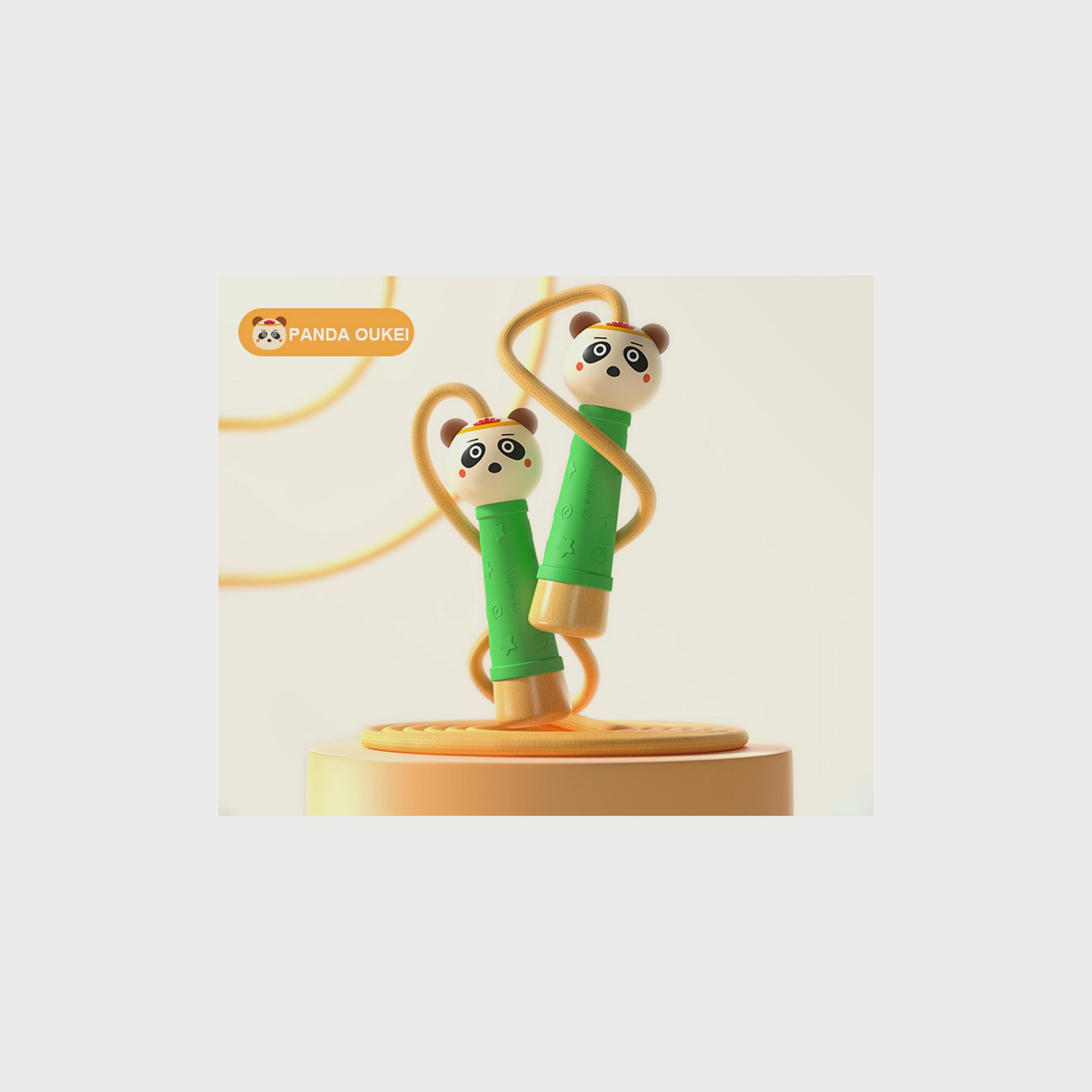 Mideer Adjustable Jump Rope, Panda-toys-outdoor-sports-image-2