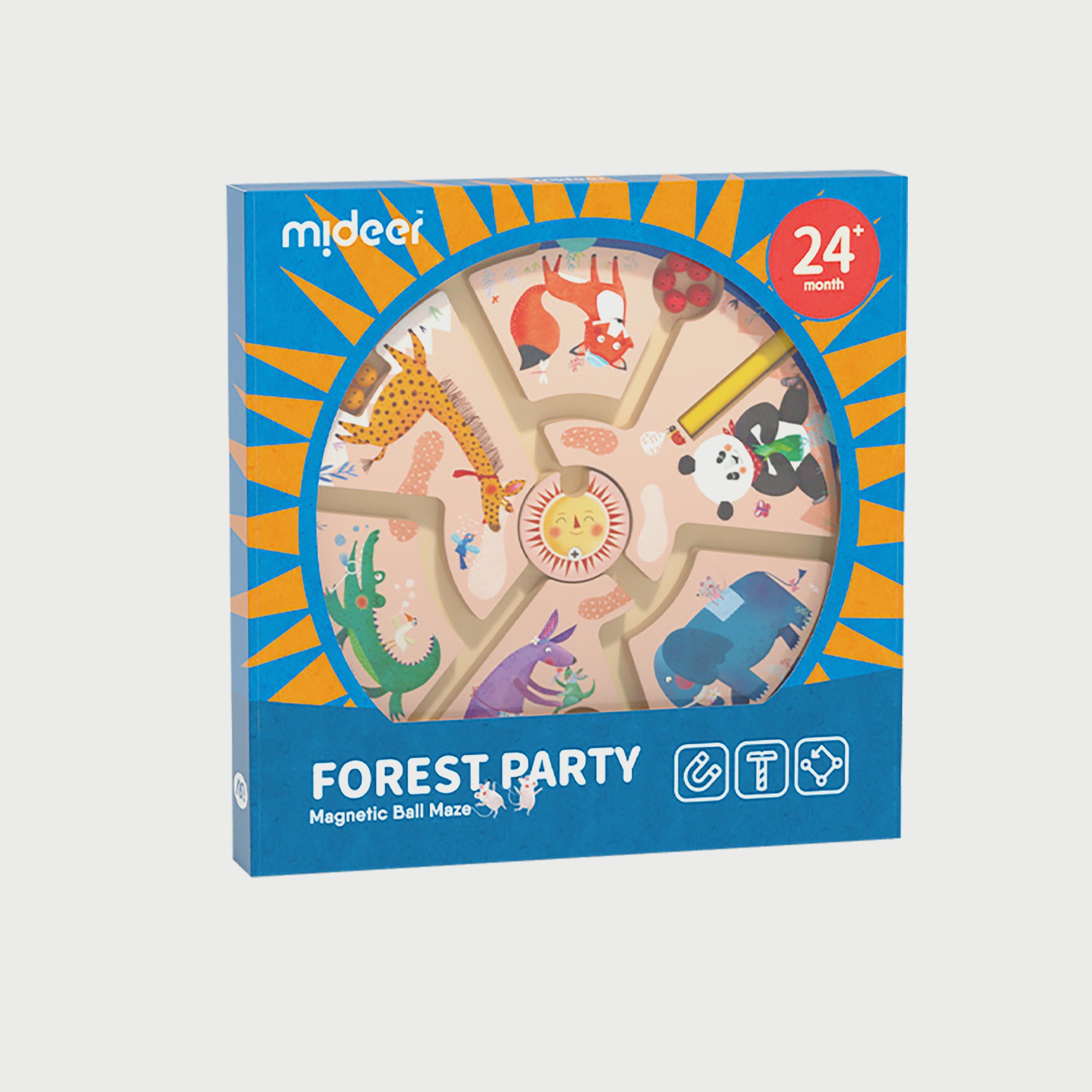 Mideer Magnetic Ball Maze, Forest Party-toys-outdoor-sports-image-1