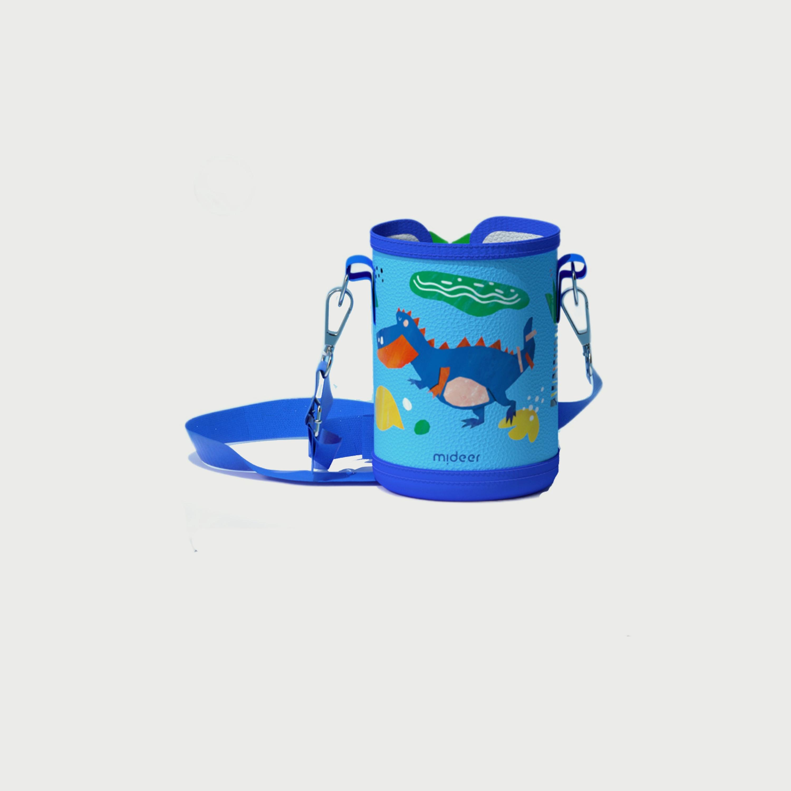 زجاجة معزولة بالفراغ 450 مل مع حامل من ميدير، تي-ركس-school-waterbottles-image-2