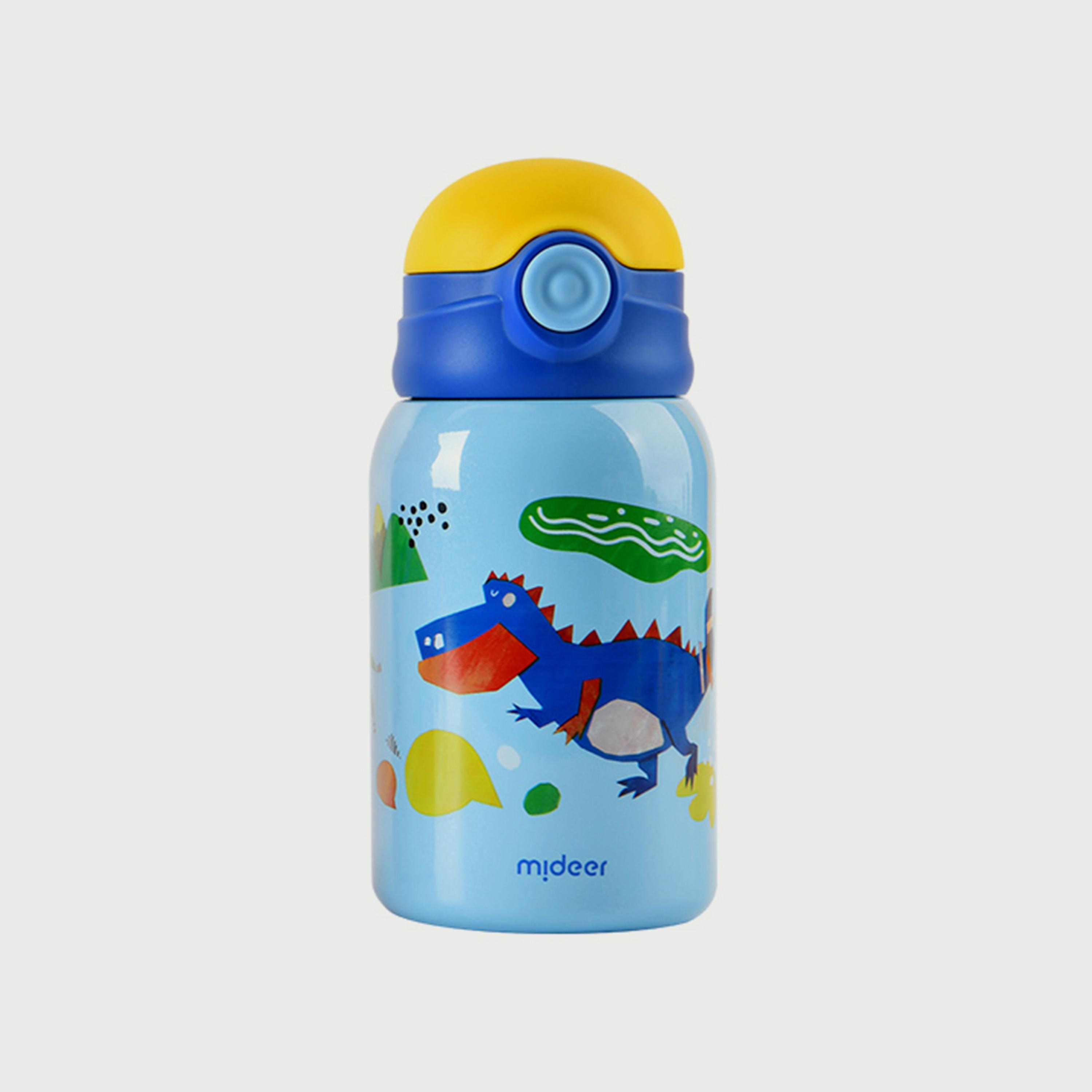 زجاجة معزولة بالفراغ 450 مل مع حامل من ميدير، تي-ركس-school-waterbottles-image-3