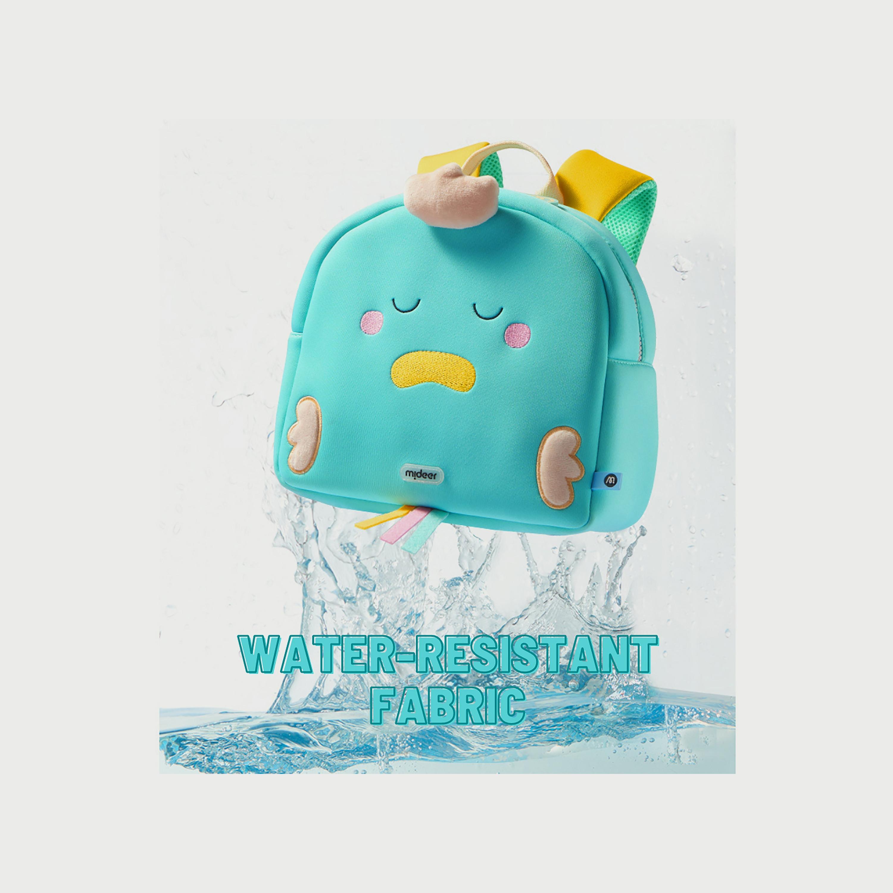 Mideer Kids Backpack, Green Duck-school-bagsandbackpacks-backpacks-image-4