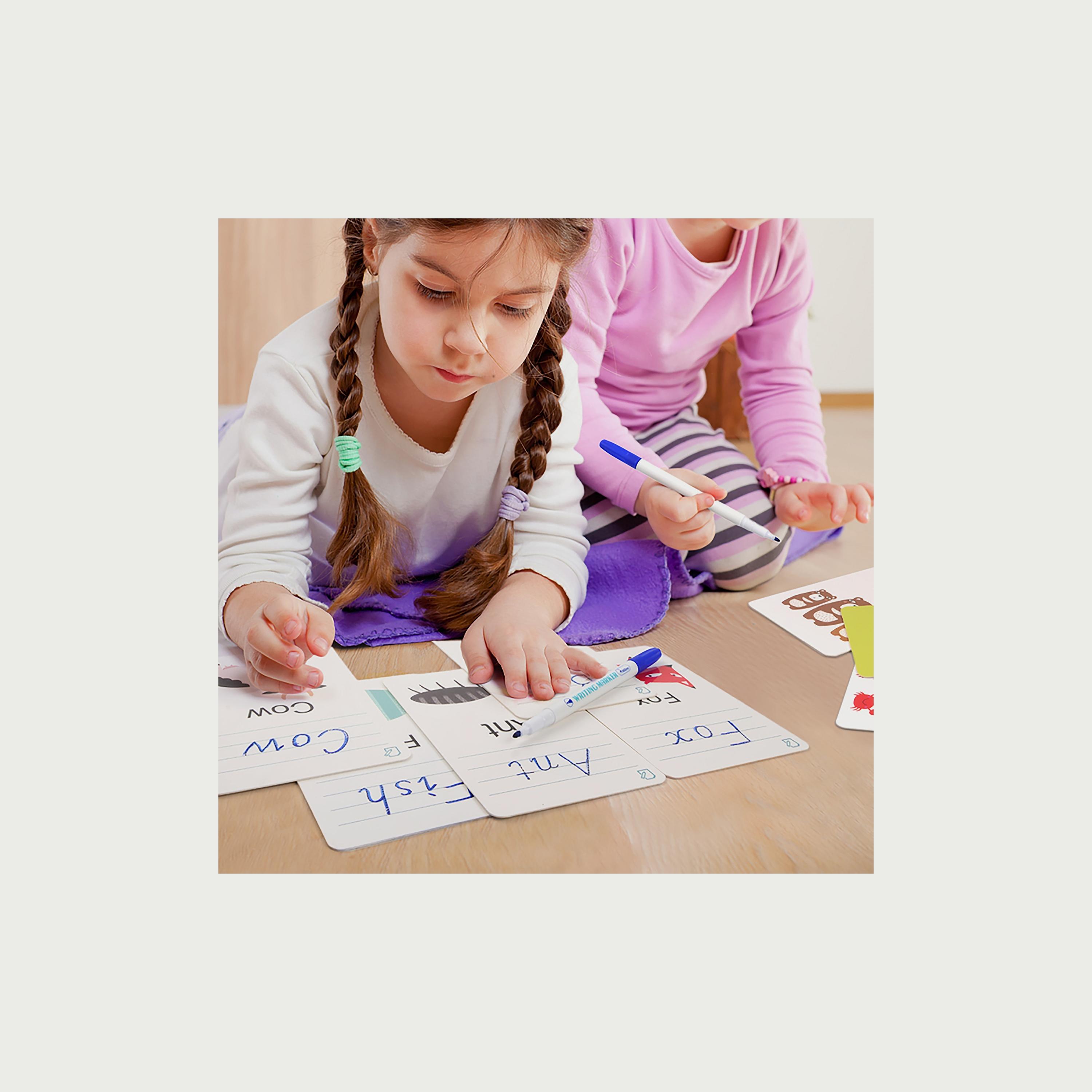 52 بطاقة أكتب و أمسح من ميدير، ABC & 123-school-stationery-accessories-image-1