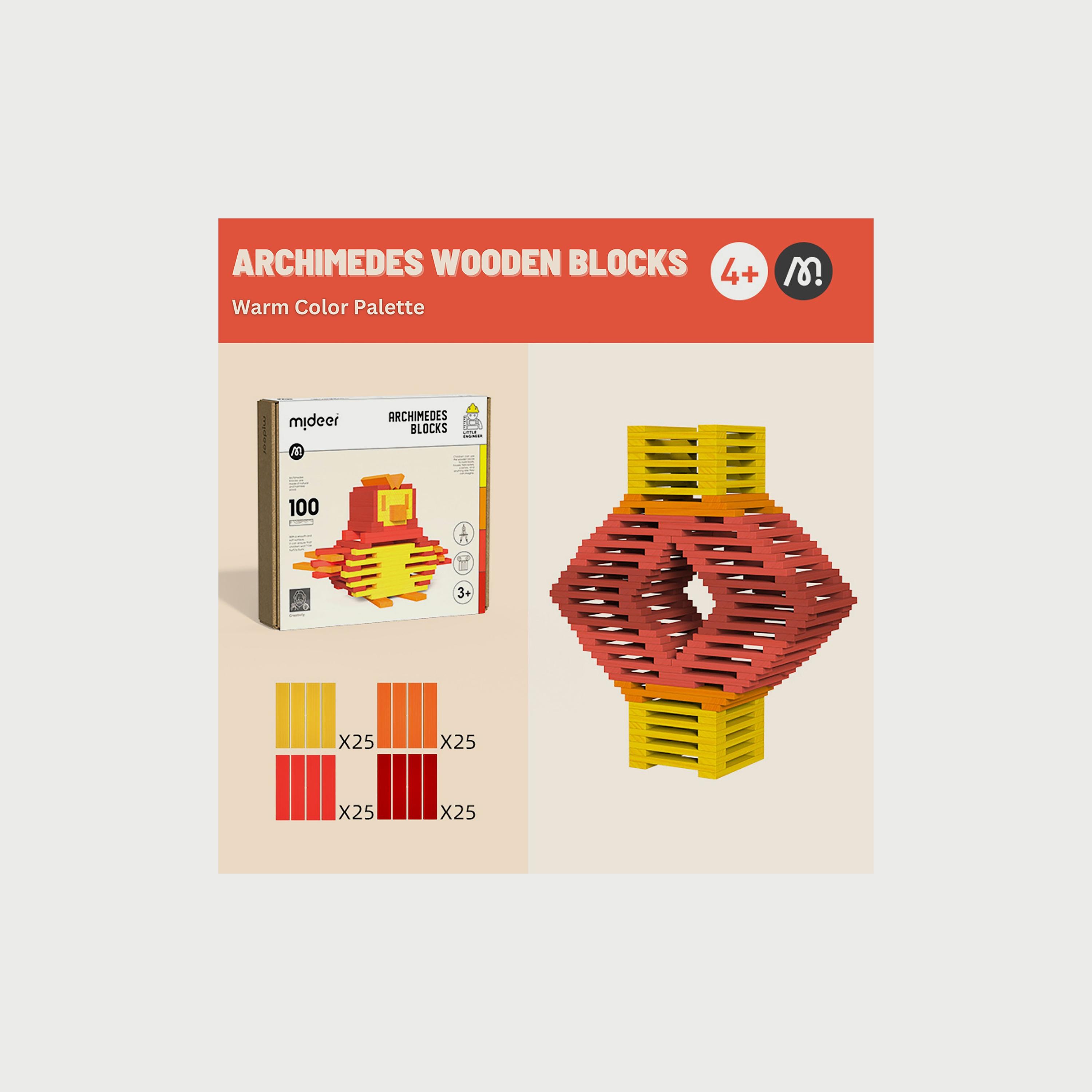 مكعبات أرخميدس الخشبية من ميدير، بالتة ألوان دافئة-toys-buildingblocks-blocks-image-2