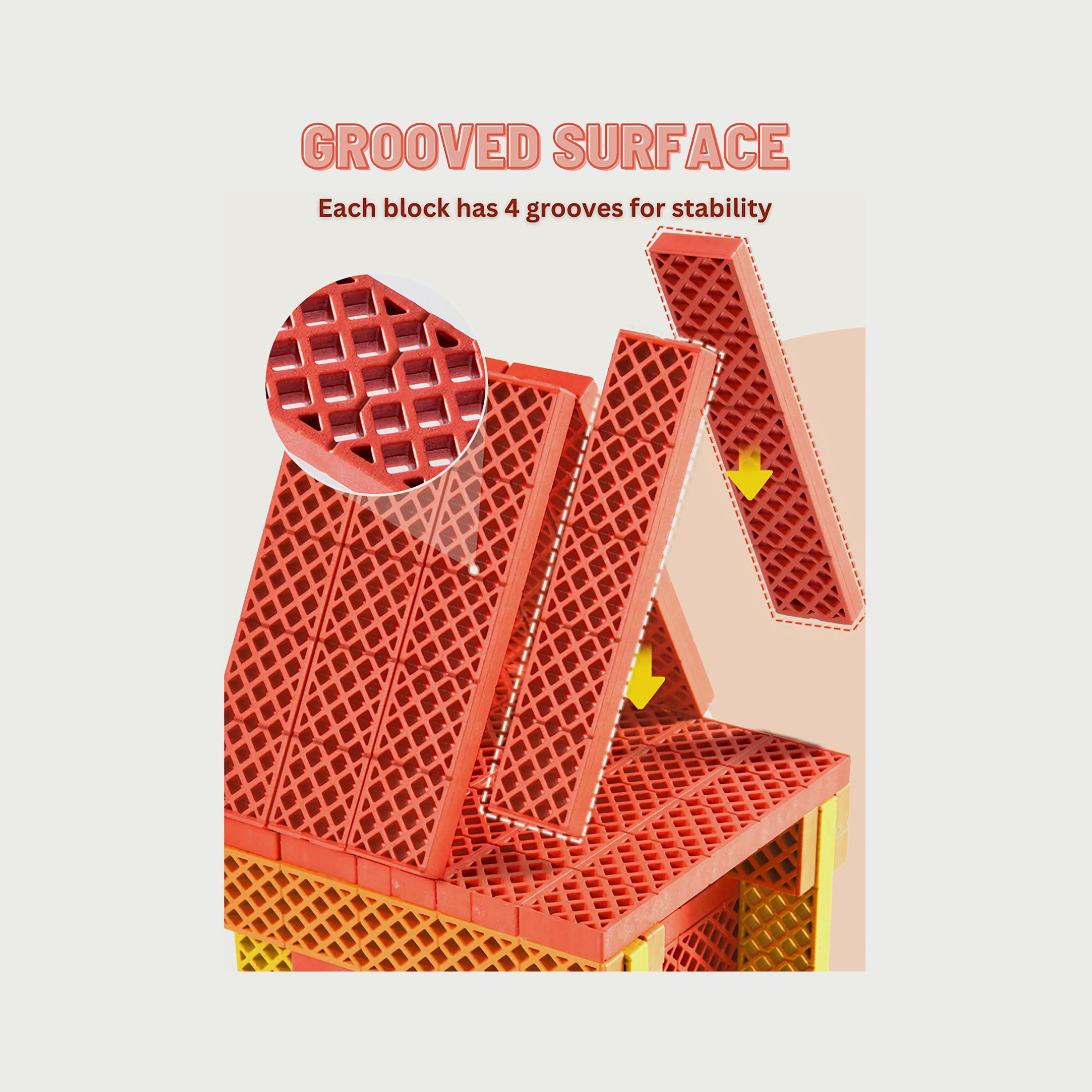 Mideer Archimedes Blocks, Warm Colour Palette-toys-buildingblocks-blocks-image-3