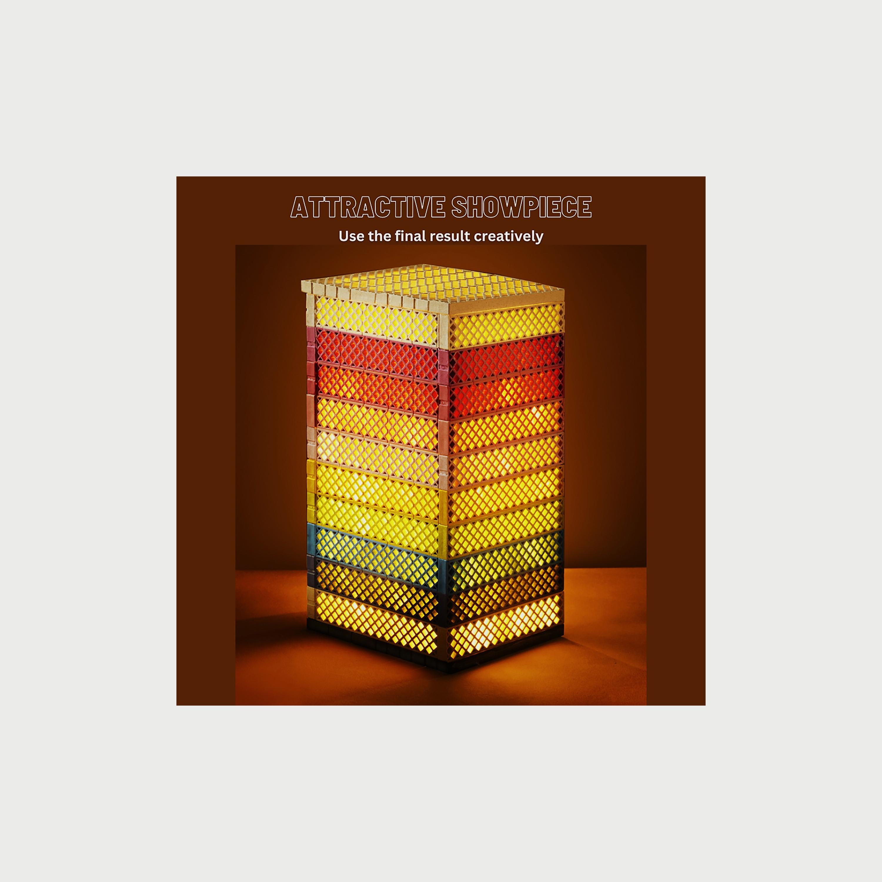 Mideer Archimedes Blocks, Warm Colour Palette-toys-buildingblocks-blocks-image-4