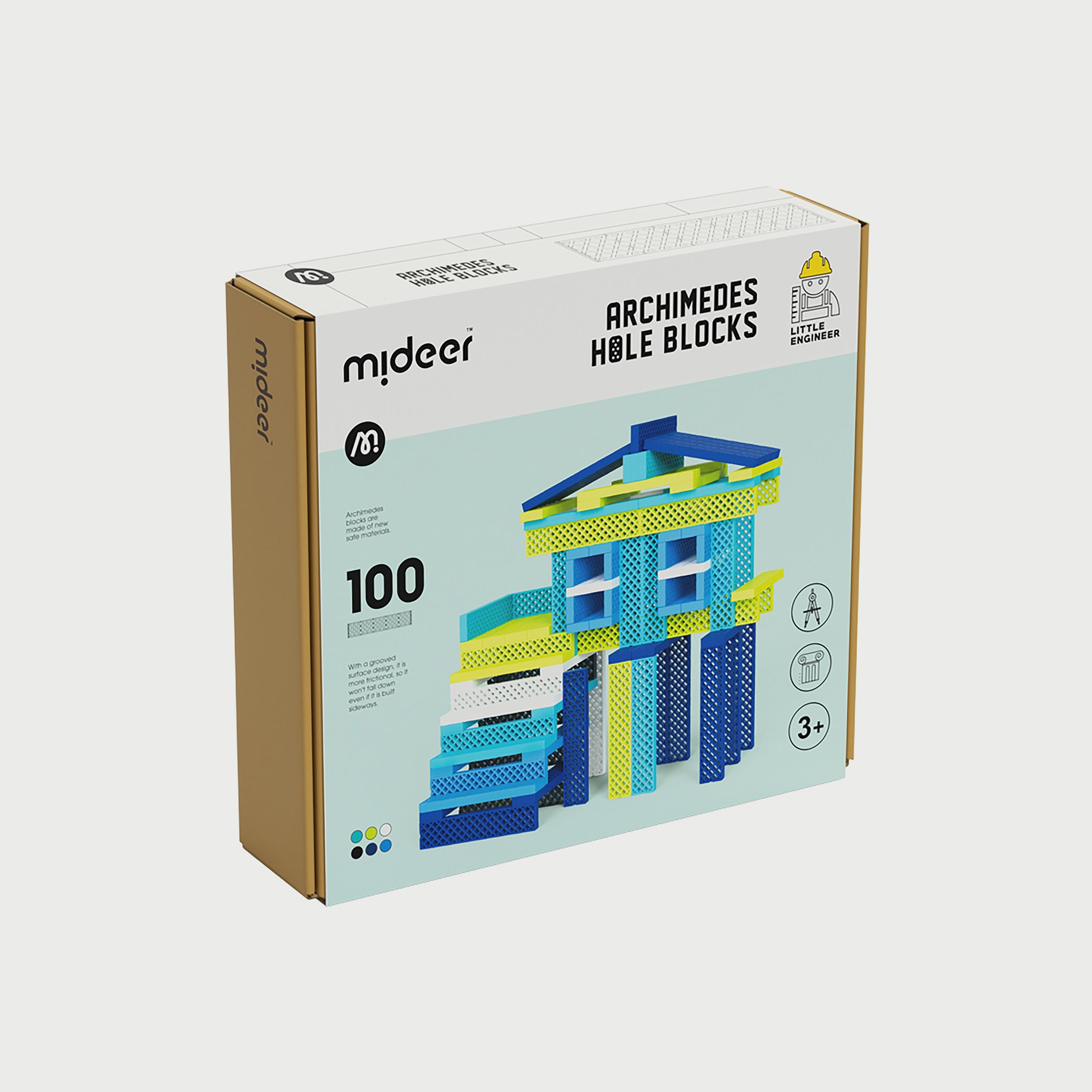 Mideer Archimedes Blocks, Cool Colour Palette-toys-buildingblocks-blocks-image-1