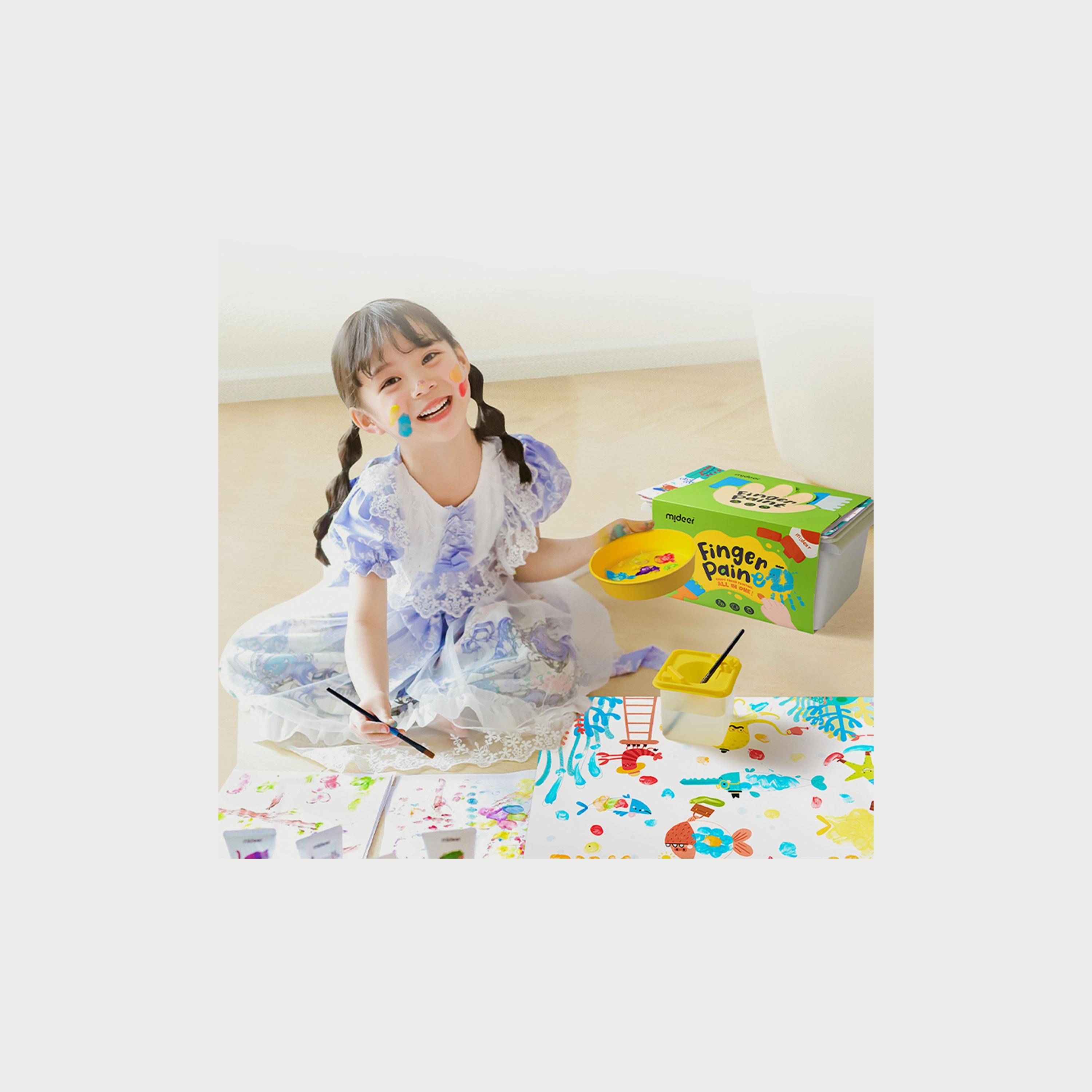 Mideer Finger Paint Kit, All In One-school-artsandcrafts-image-5