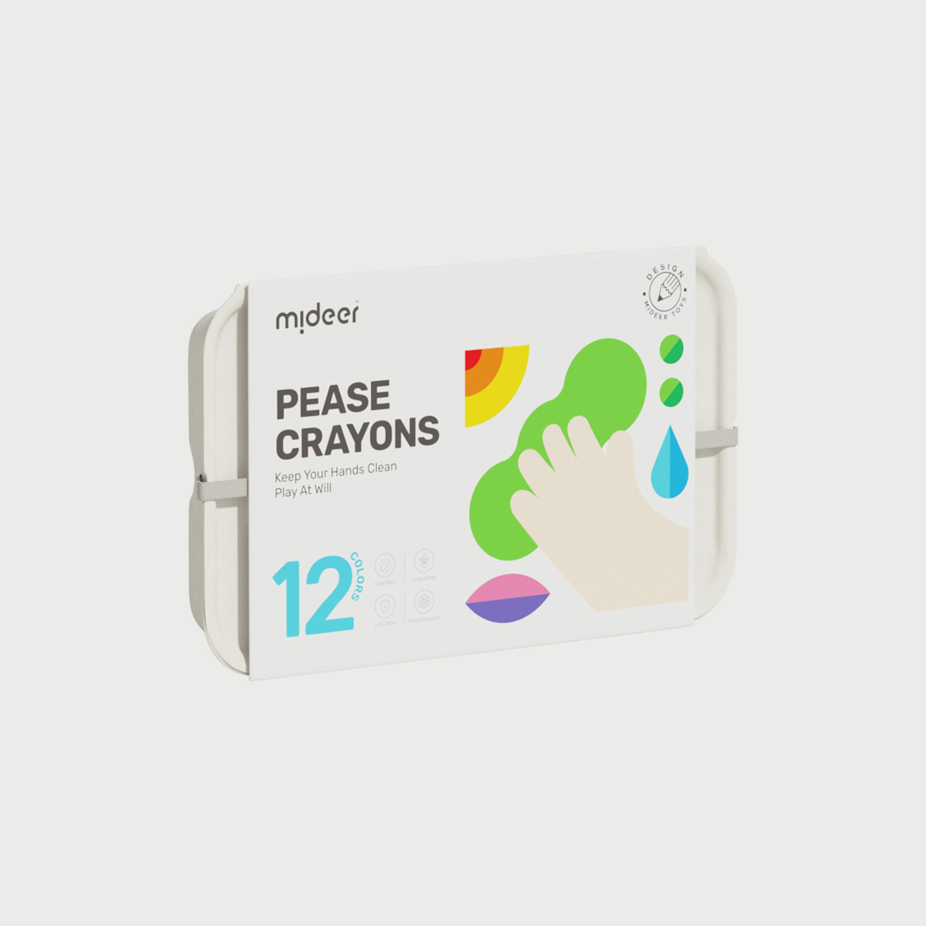 Mideer Pease Crayons, 12 Colours-school-artsandcrafts-image-1