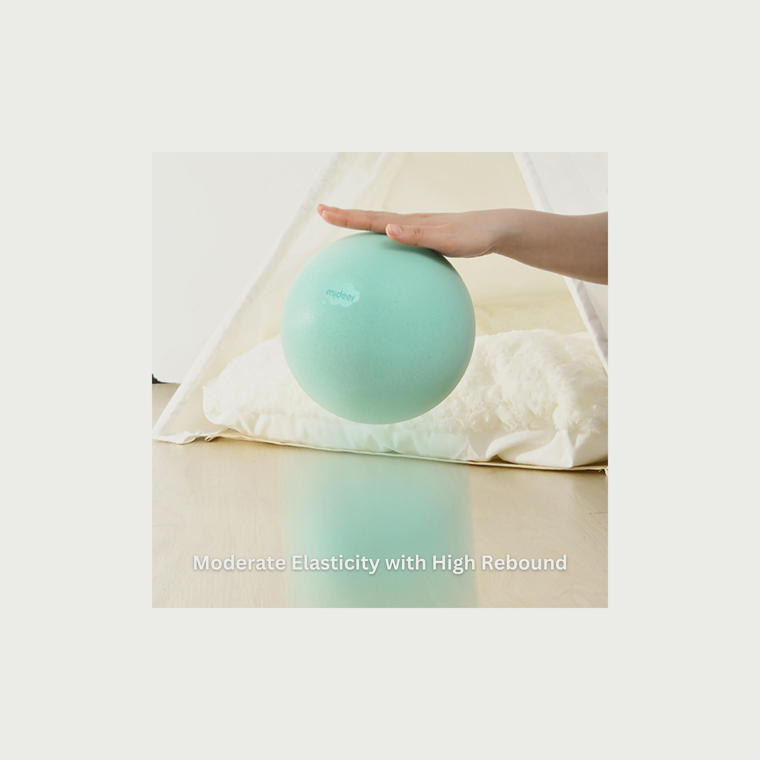 Mideer Quiet Fluffy Ball, Grass Green (24 cm)-toys-plushsofttoys-animals-image-3