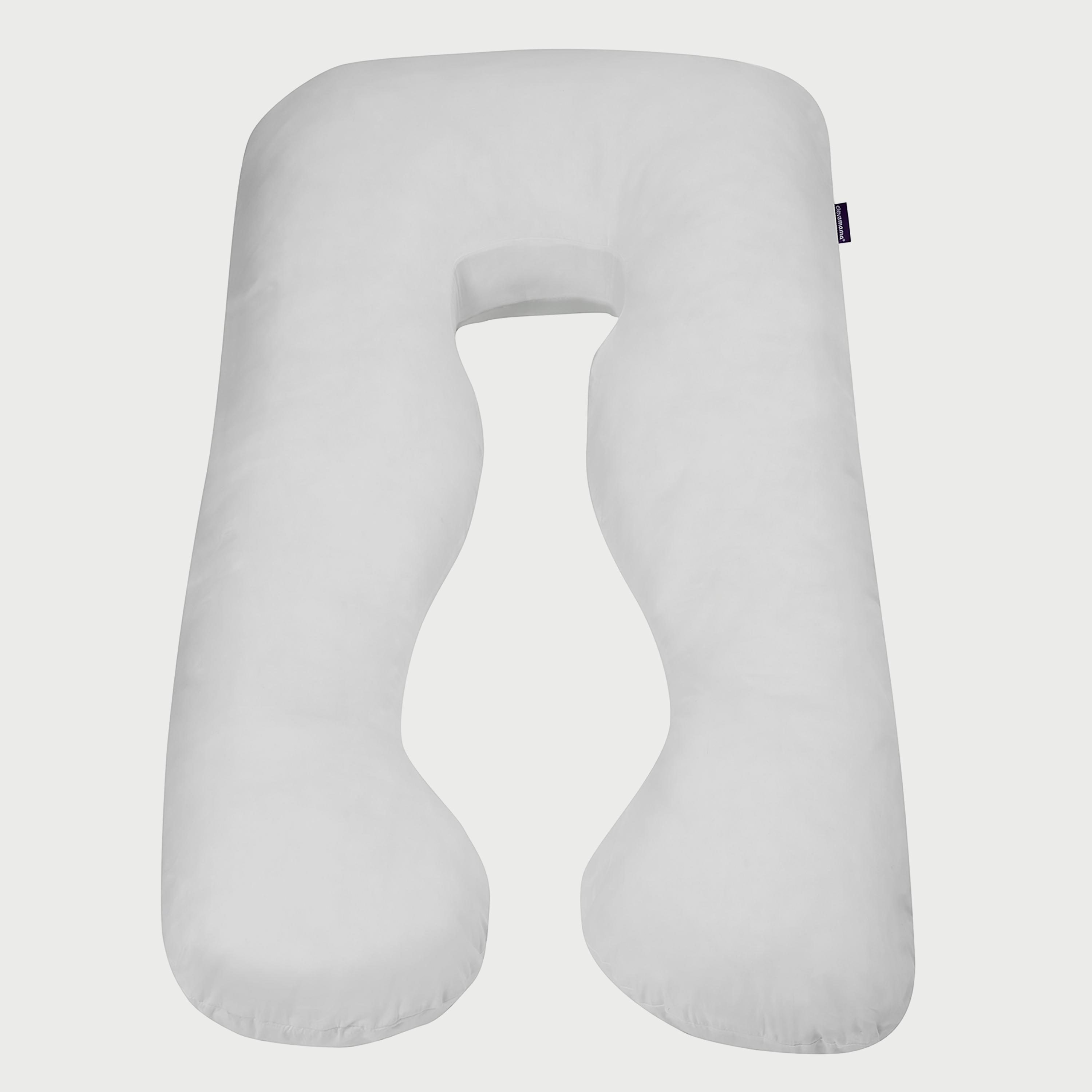 Clevamama Therapeutic Body & Bump Maternity Pillow, White-baby-feeding-breastfeedingandcare-image-1