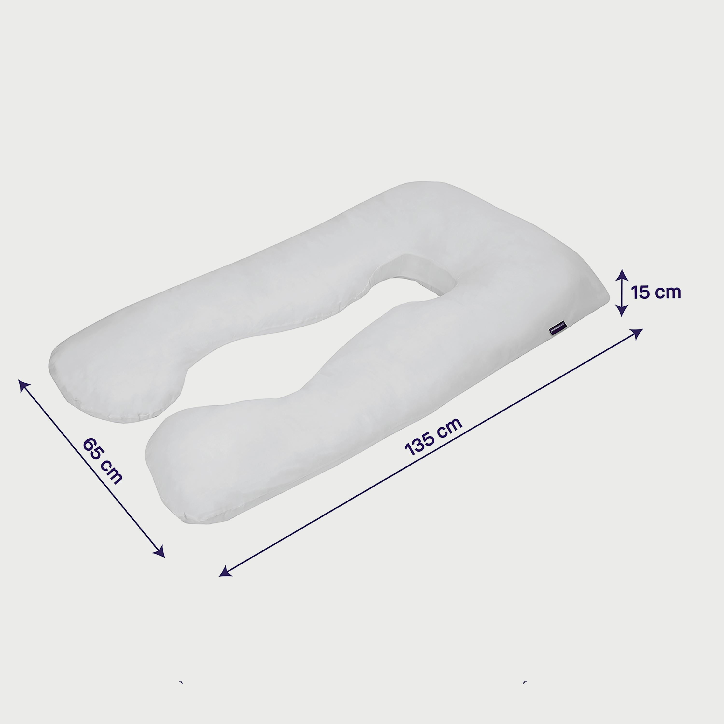 Clevamama Therapeutic Body & Bump Maternity Pillow, White-baby-feeding-breastfeedingandcare-image-3