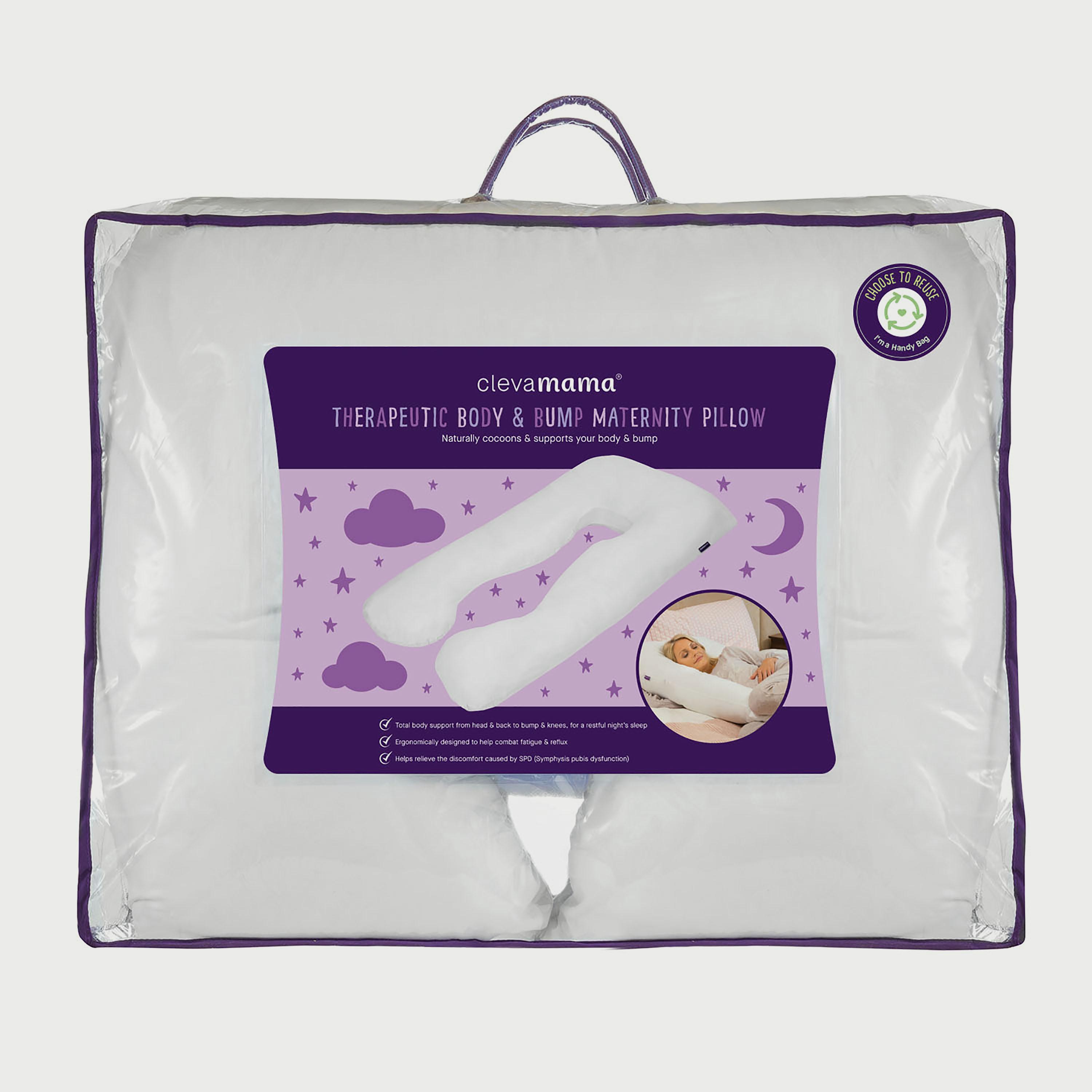 Clevamama Therapeutic Body & Bump Maternity Pillow, White-baby-feeding-breastfeedingandcare-image-7